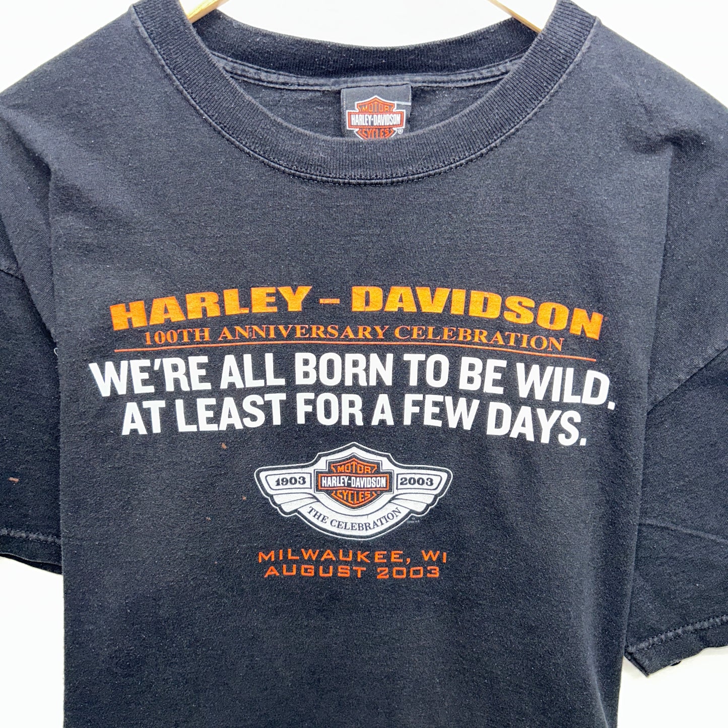 Vintage Harley Davidson 100 Years Milwaukee WI Shirt XL