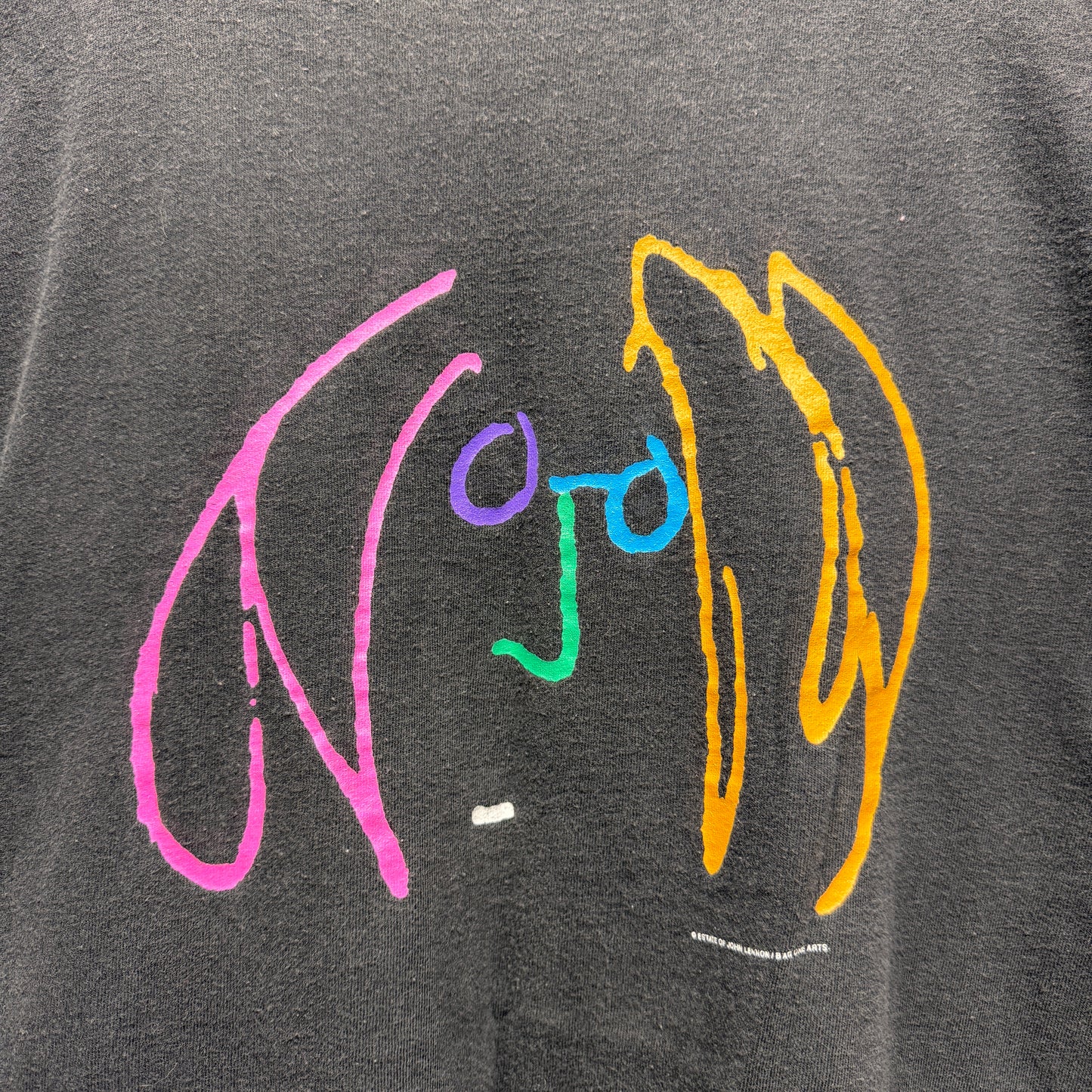 Vintage John Lennon Drawing Shirt XL