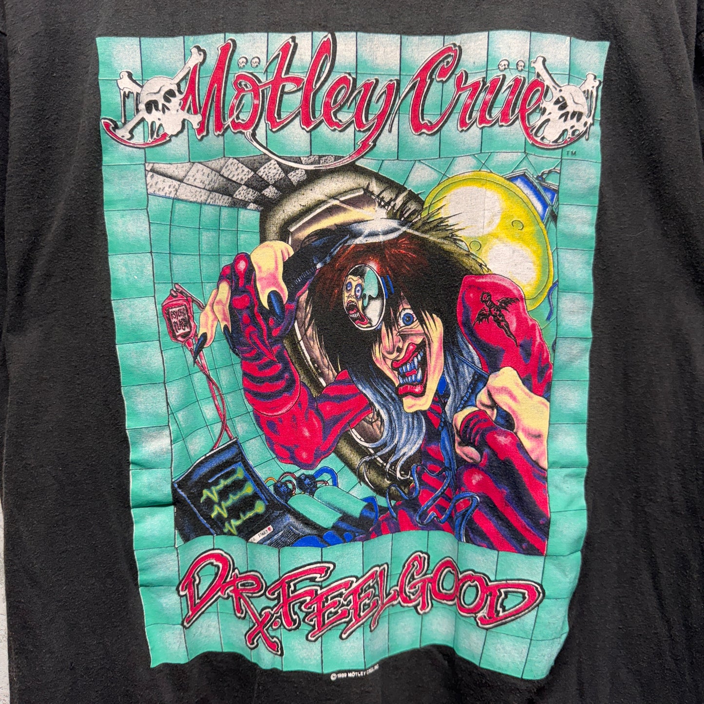 Vintage Motley Crue Dr. Feelgood Shirt Large