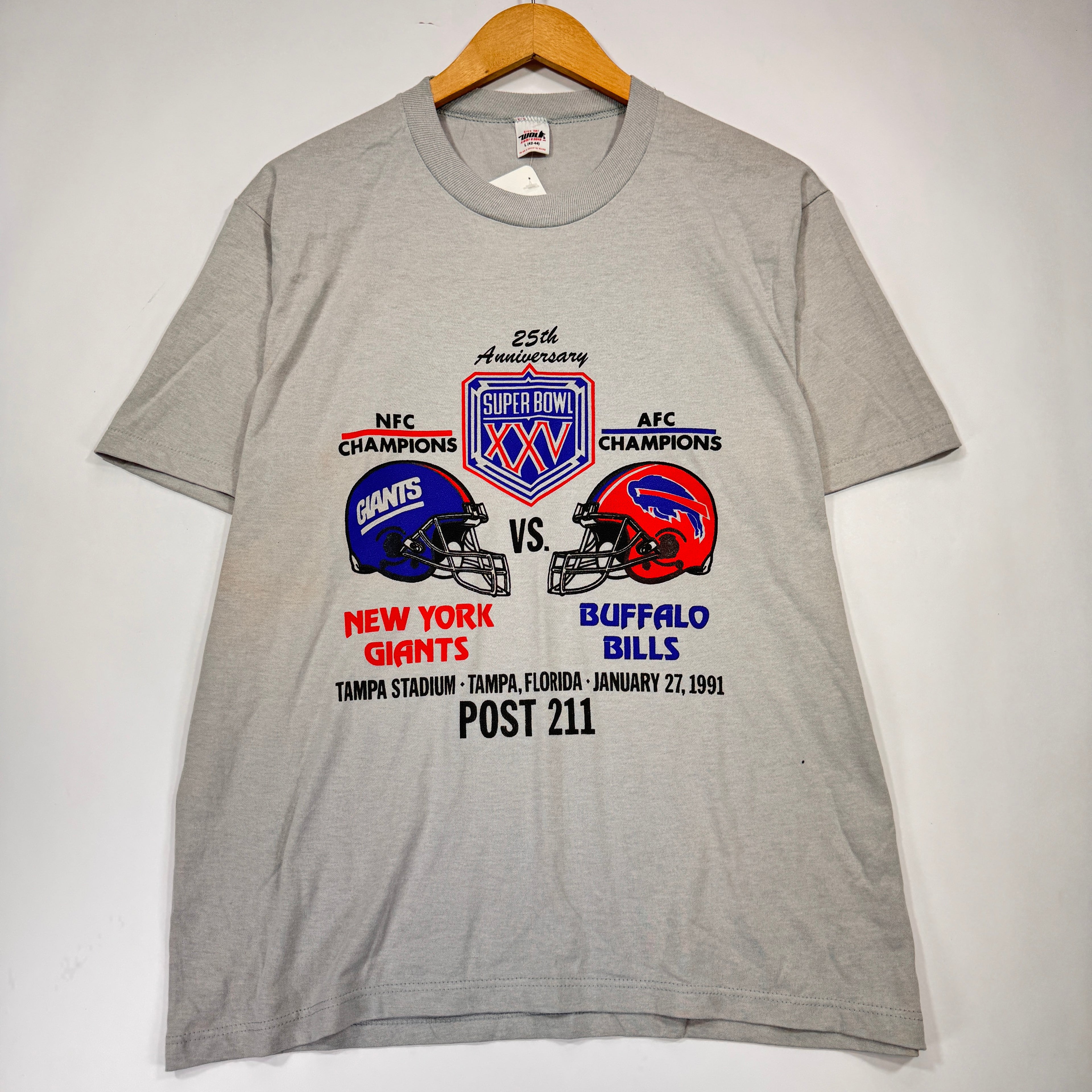 Vintage Buffalo Bills 1991 Super Bowl Shirt Large