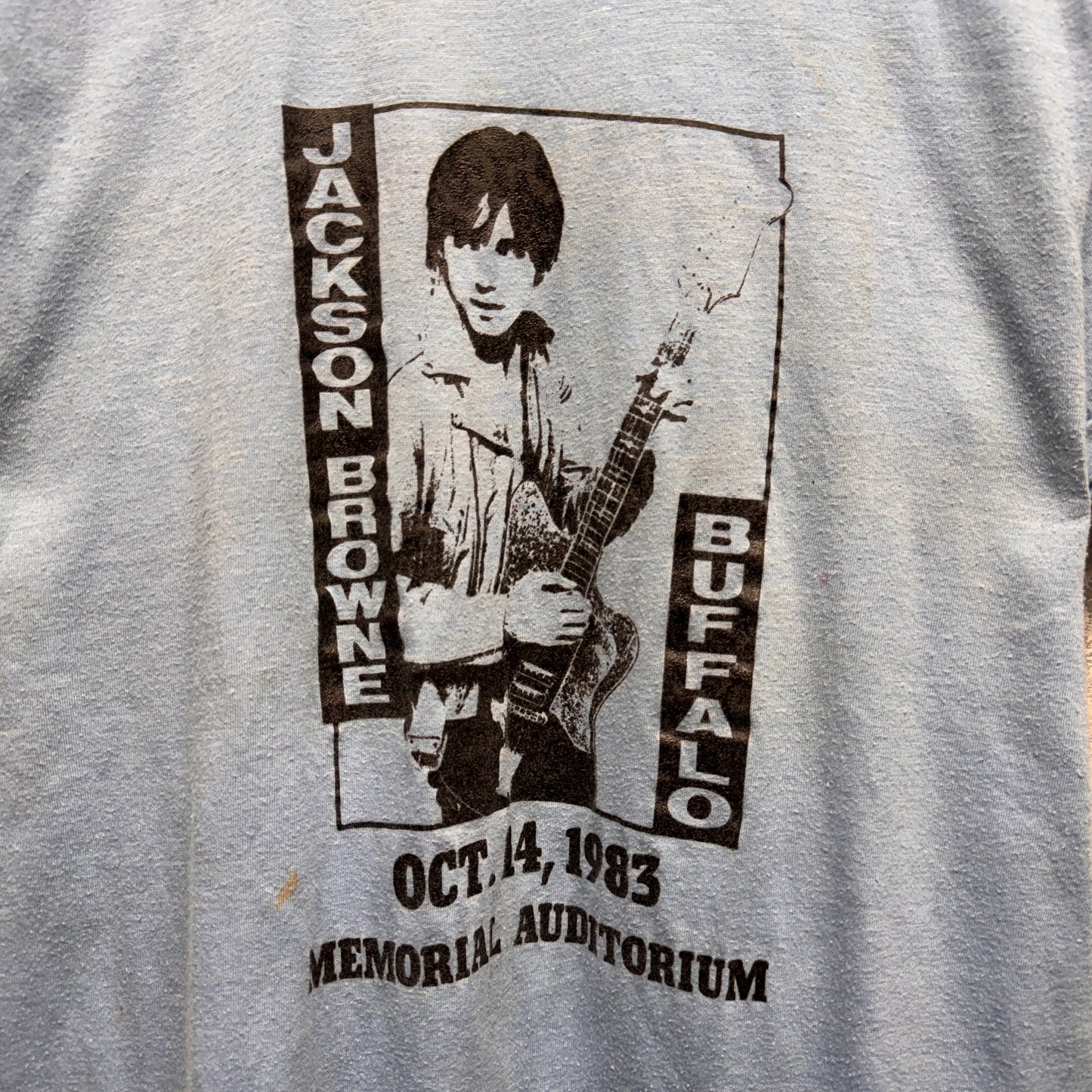 Vintage Jackson Browne 1983 Memorial Auditorium Shirt Small