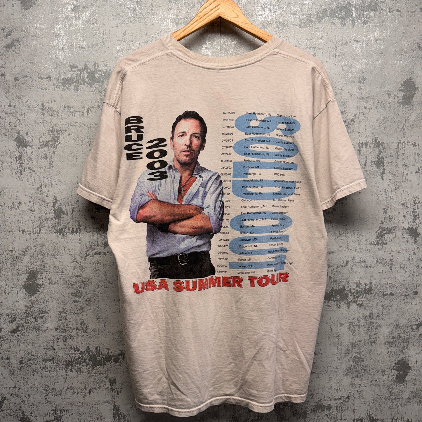 Vintage Bruce Springsteen 2003 Tour Shirt XL