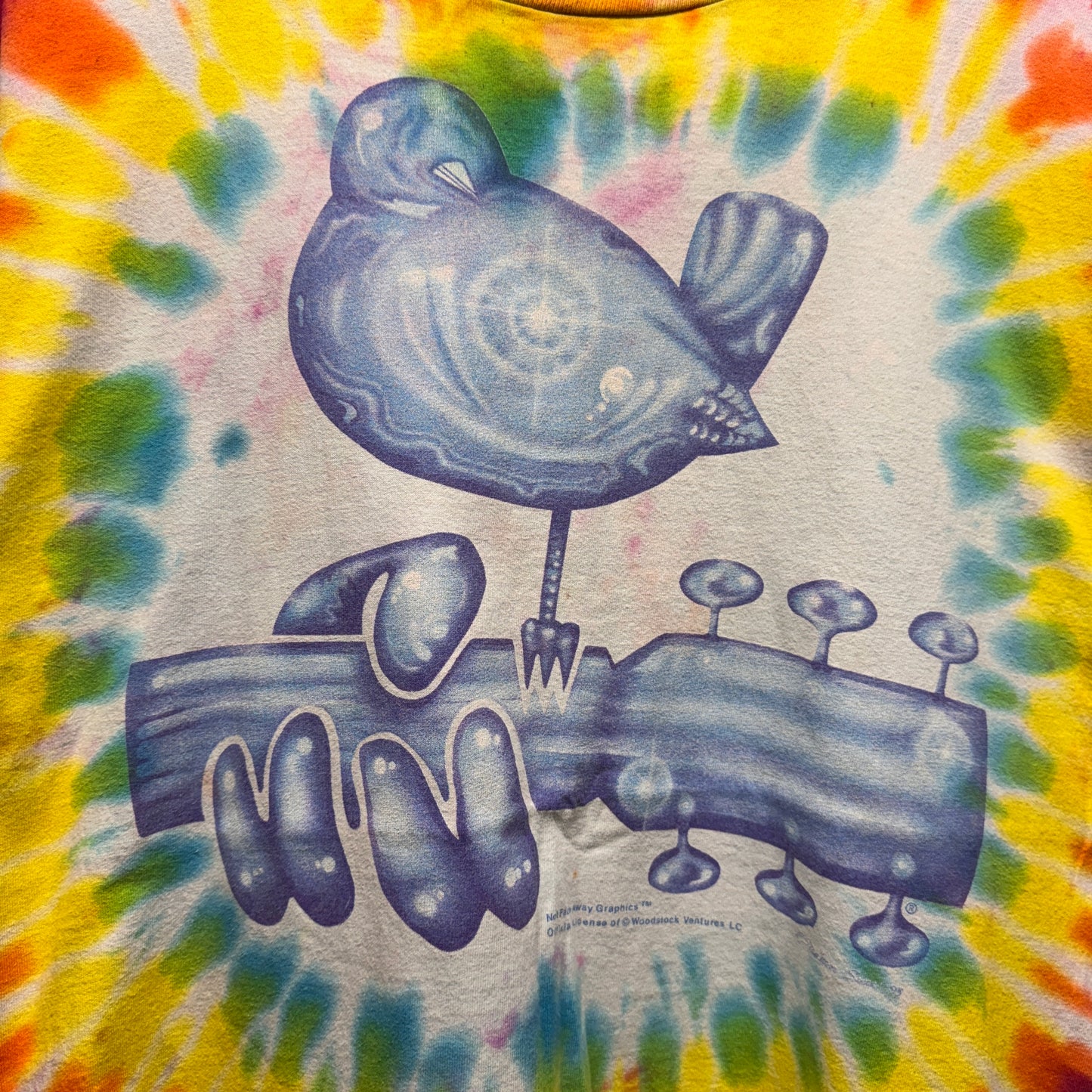 Vintage 1994 Woodstock Tie Dye Shirt XL