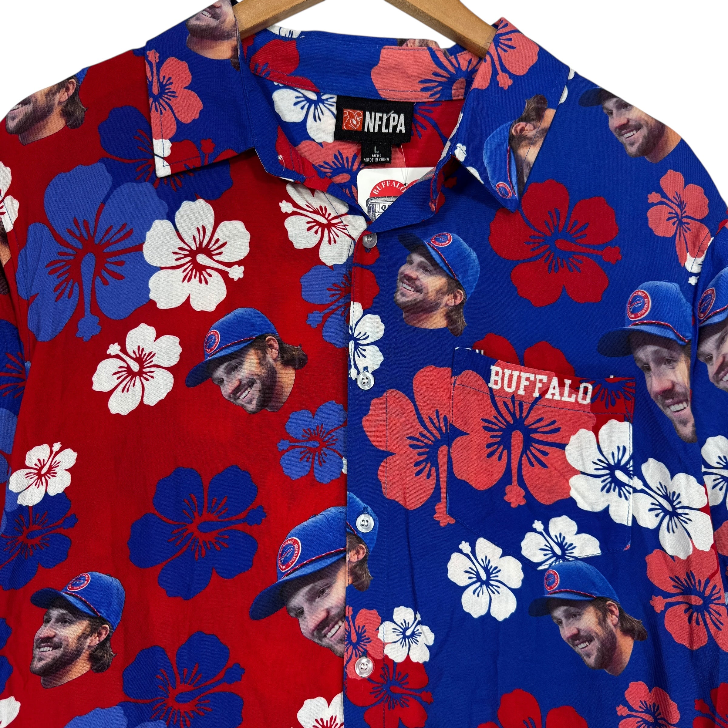 Buffalo Bills Josh Allen Hawaiian Shirt Large
