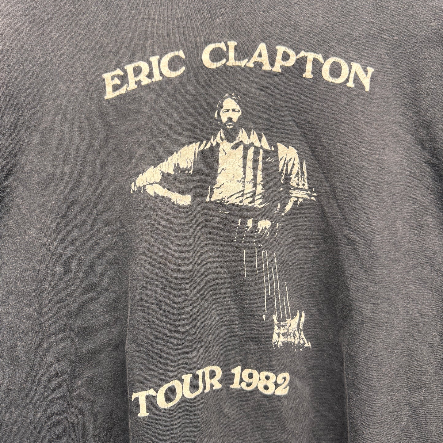 Vintage Eric Clapton 1982 Tour Shirt Large