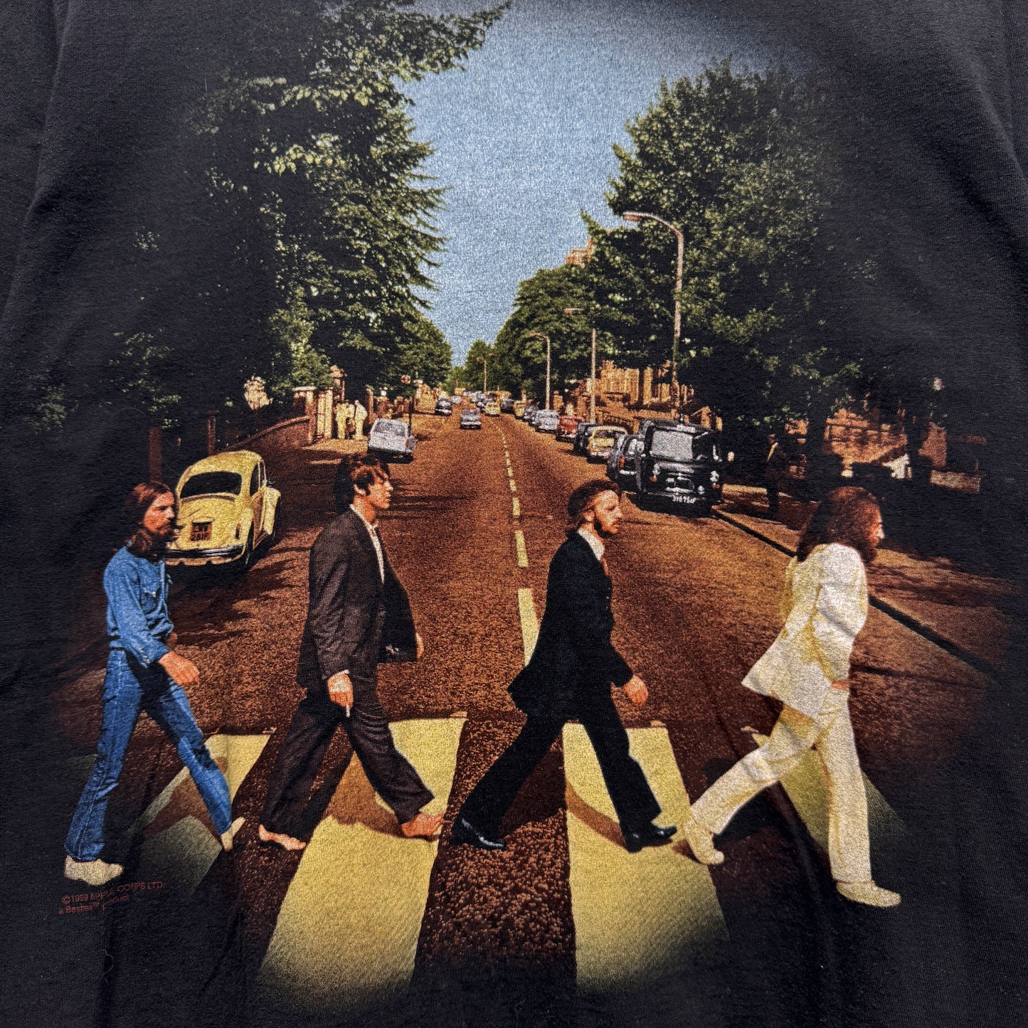 Y2K The Beatles Abbey Road Shirt Medium