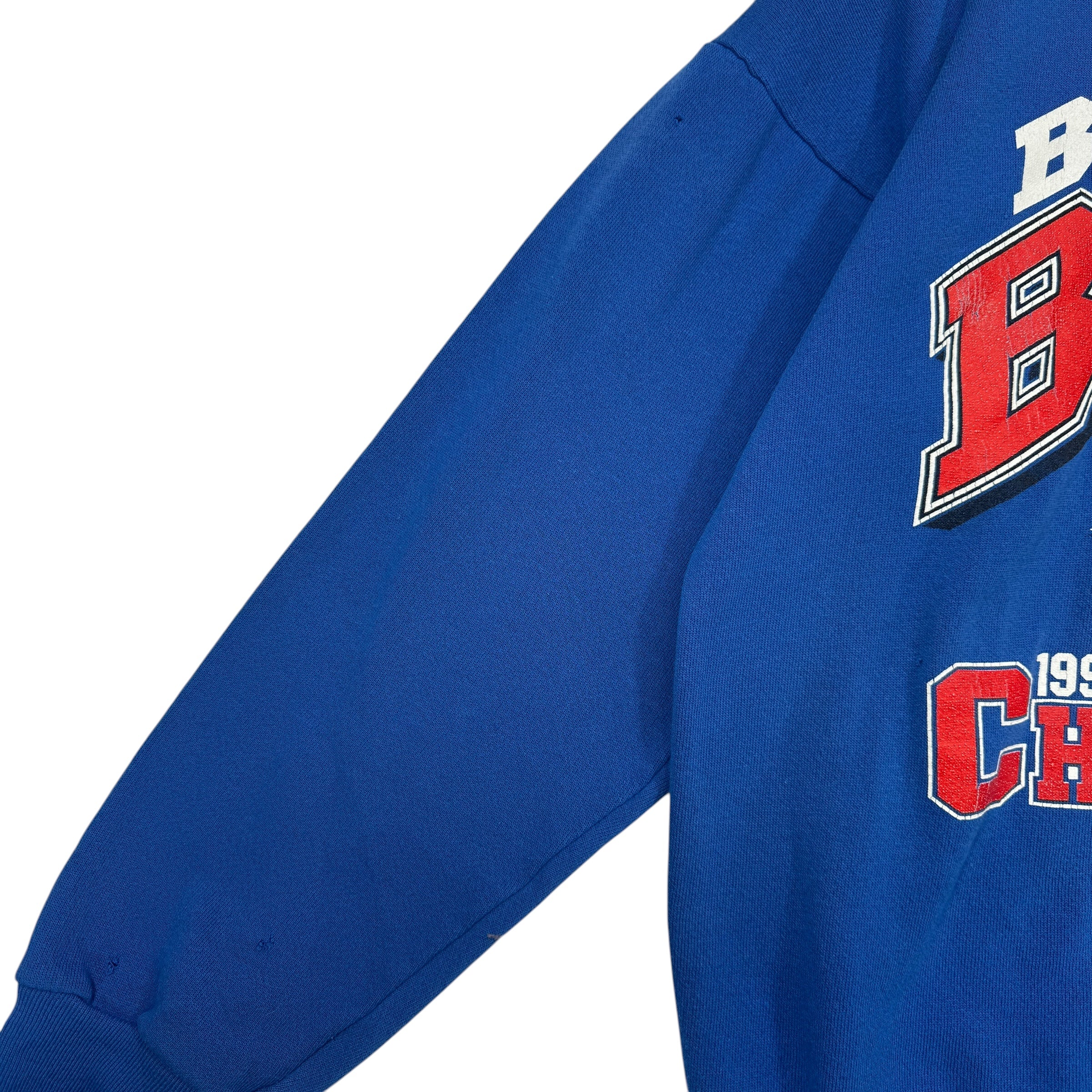 Vintage Buffalo Bills 1991 AFC East Champions Crewneck Sweatshirt Large