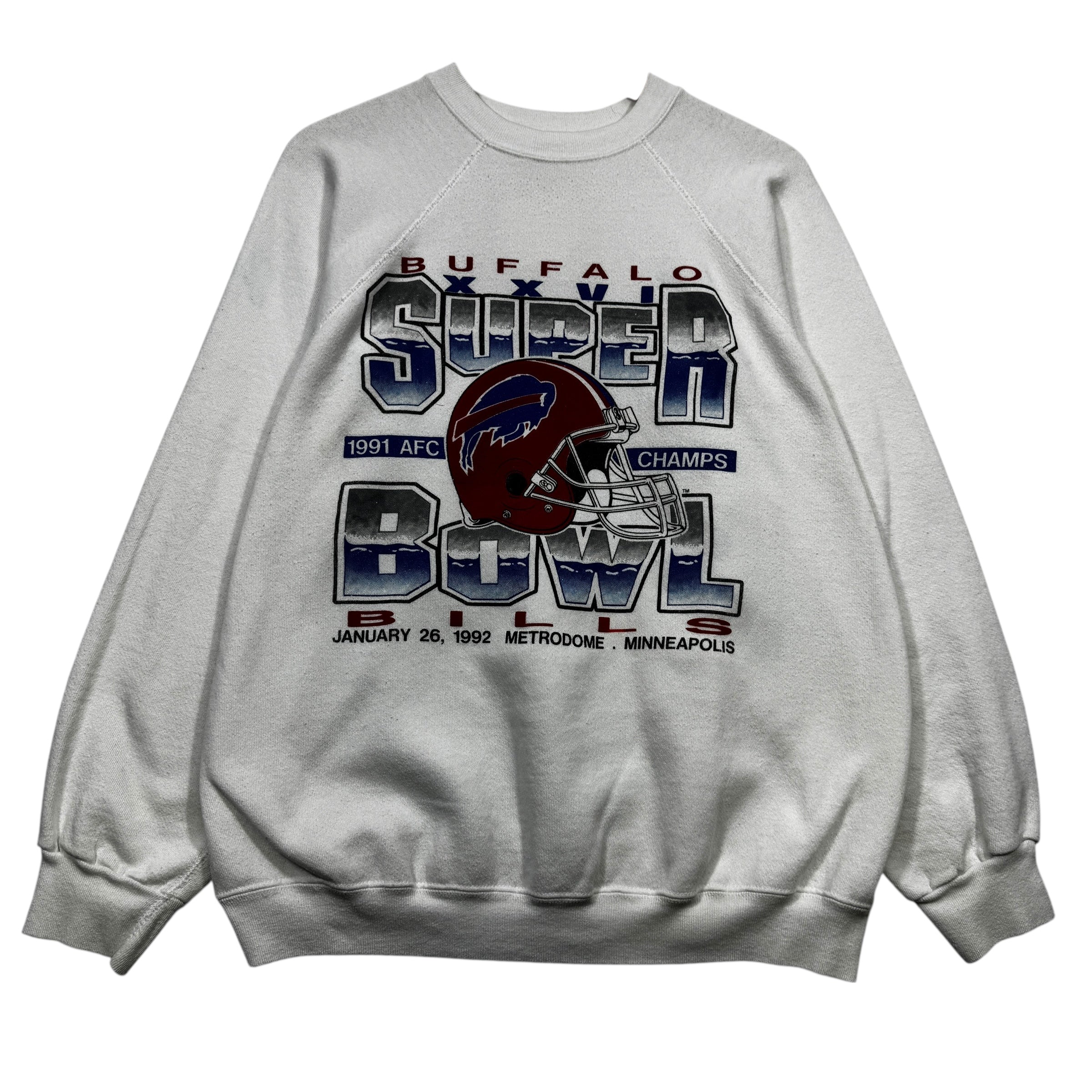 Vintage Buffalo Bills 1992 Super Bowl Crewneck Sweatshirt XL