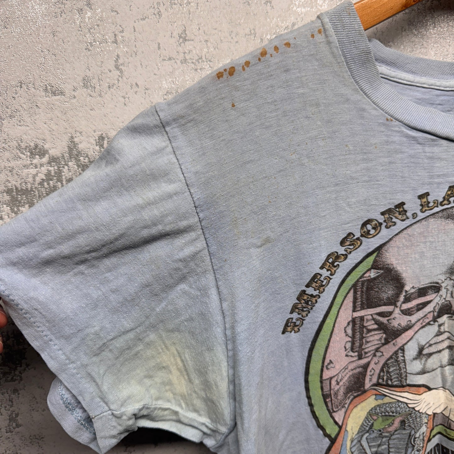 Vintage Emerson Lake & Palmer 1977 World Tour Shirt Small