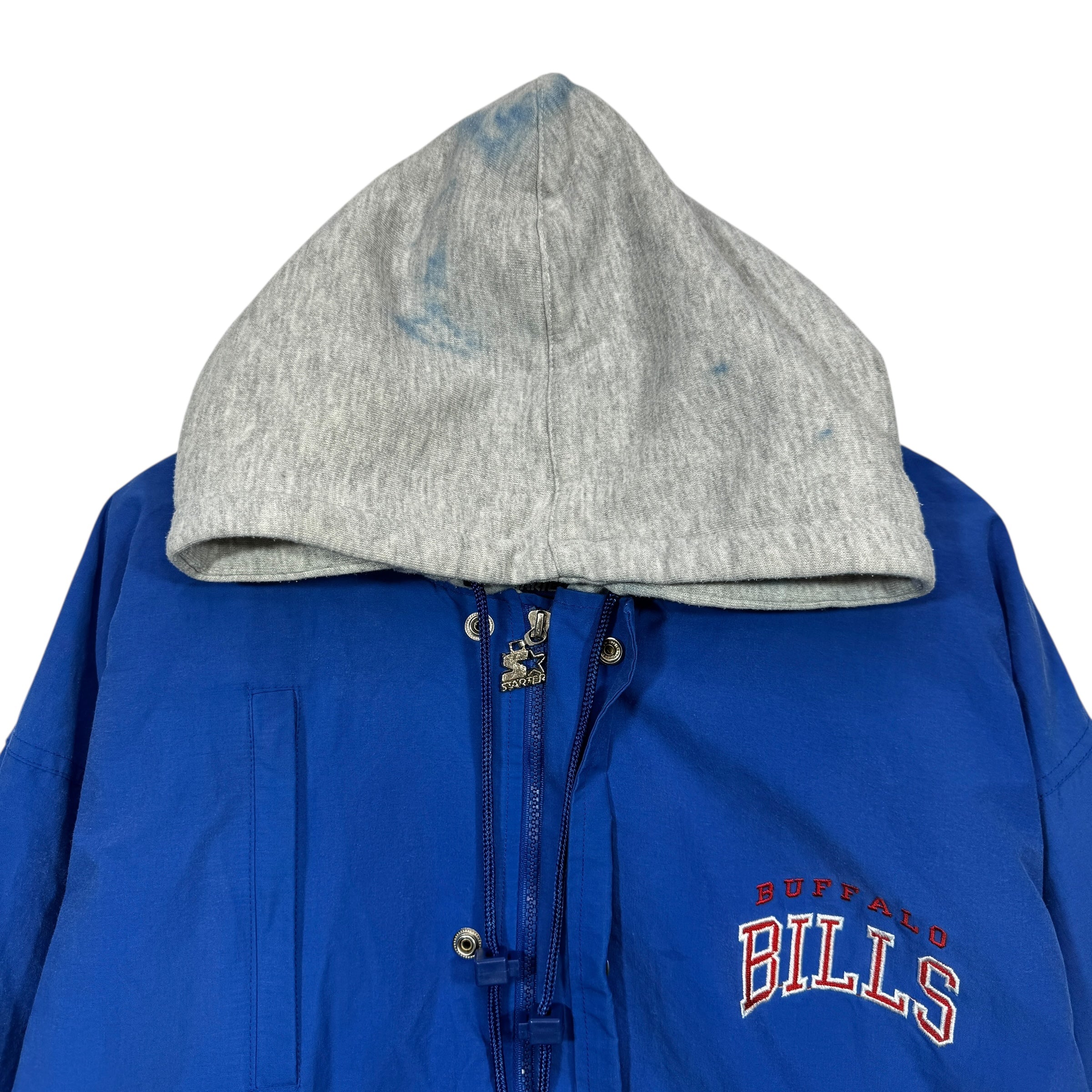 Vintage Buffalo Bills Starter Zip Up Hoodie Jacket XL