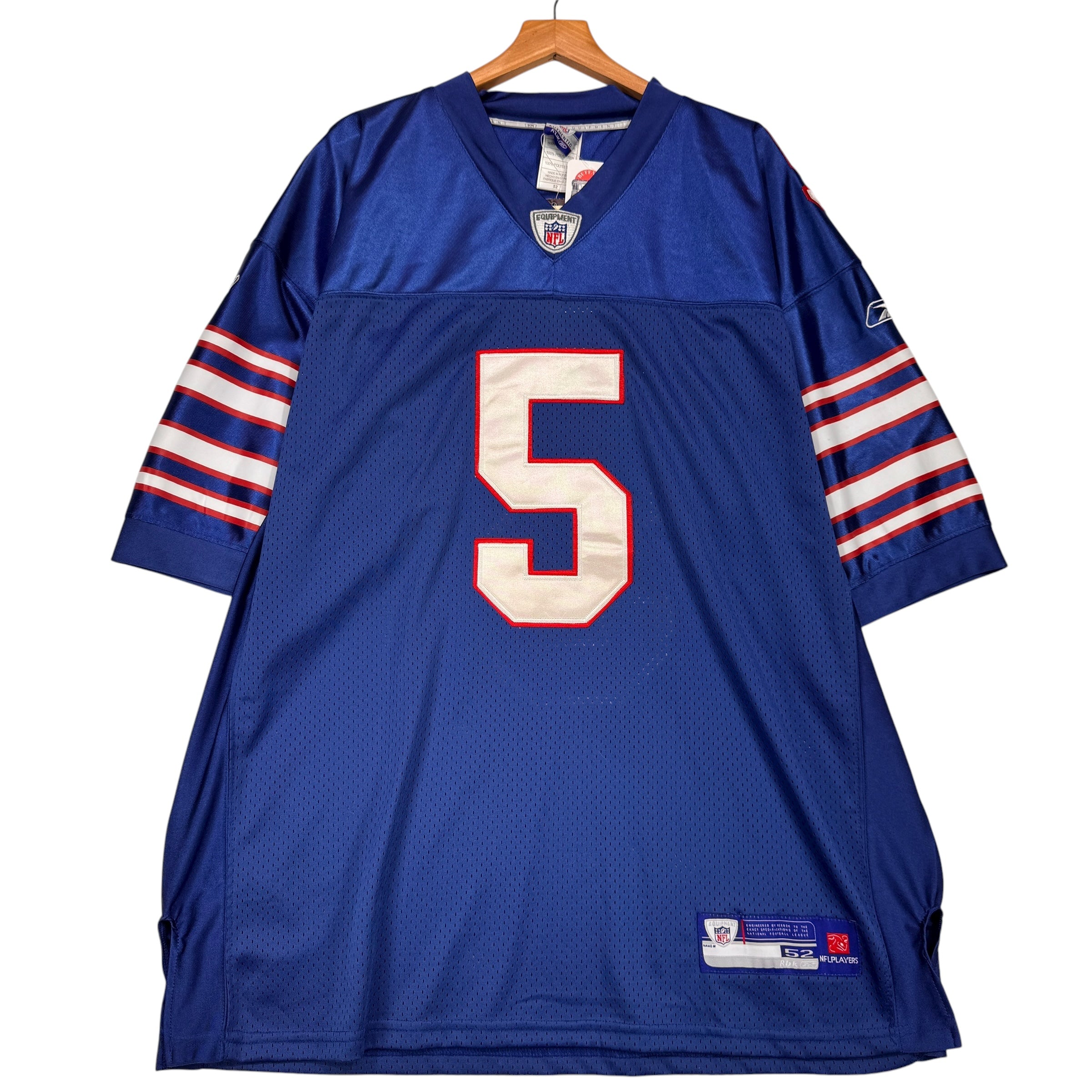 Vintage Buffalo Bills Deadstock Signed Edwards Jersey XXL
