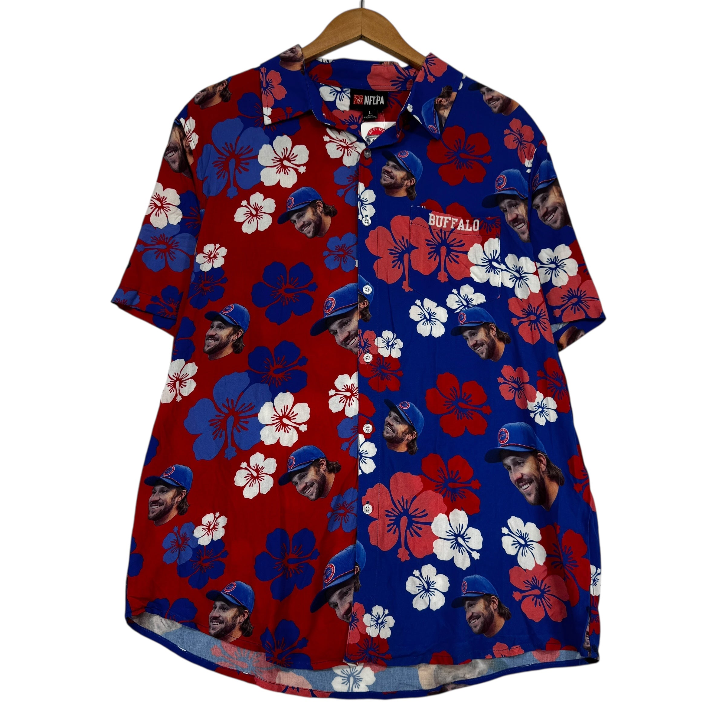 Buffalo Bills Josh Allen Hawaiian Shirt Large