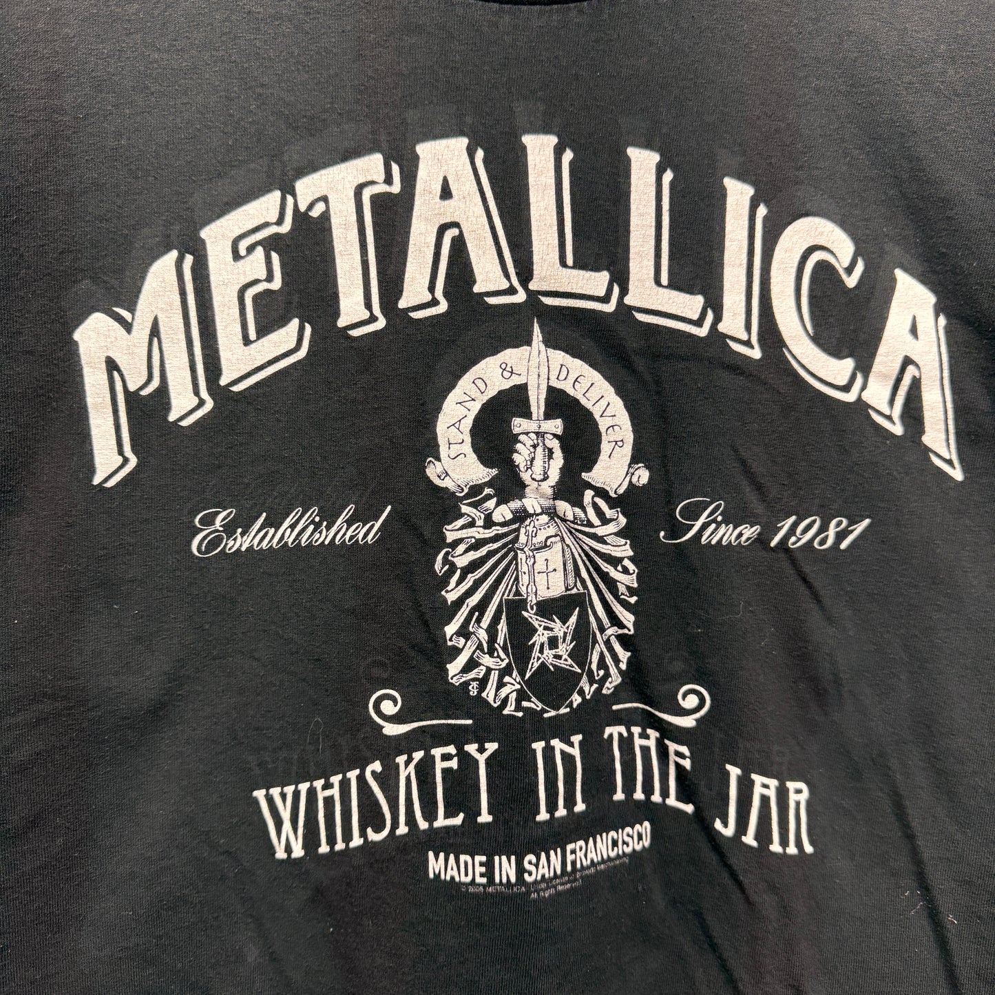 Y2K Metallica Shirt Large