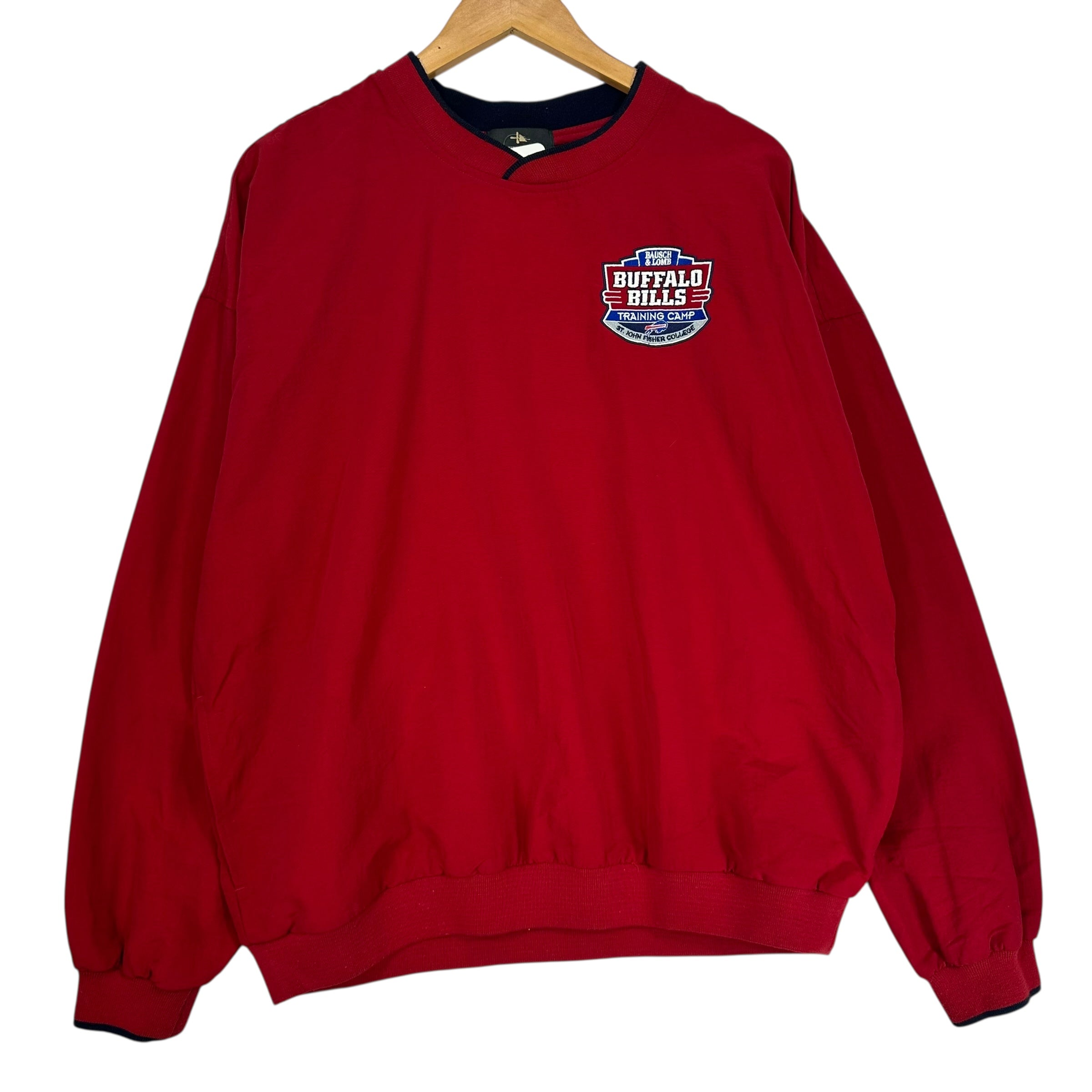 Vintage Buffalo Bills Pullover Windbreaker Jacket Large