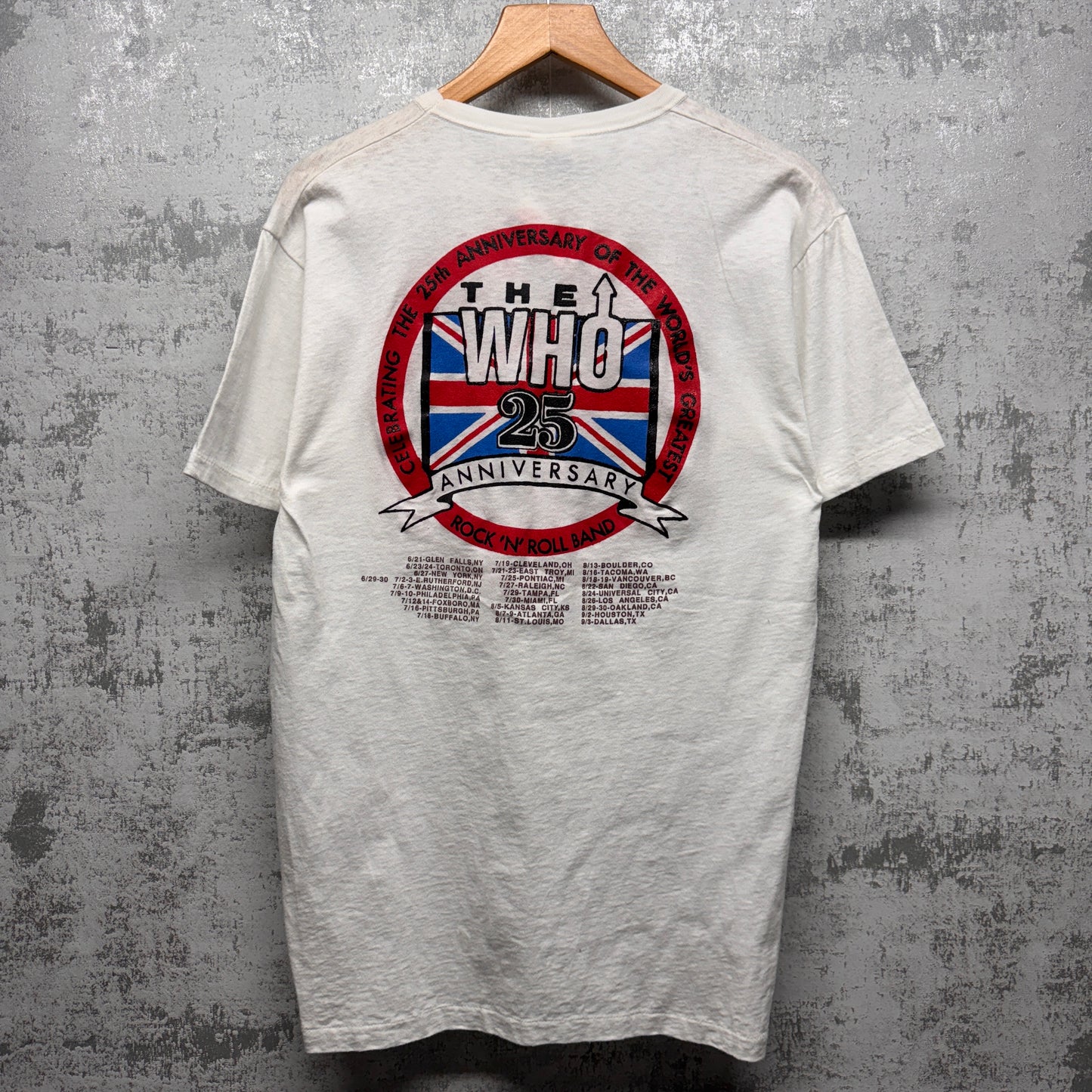 Vintage The Who The Kids Are Alright 1989 Tour Shirt Medium