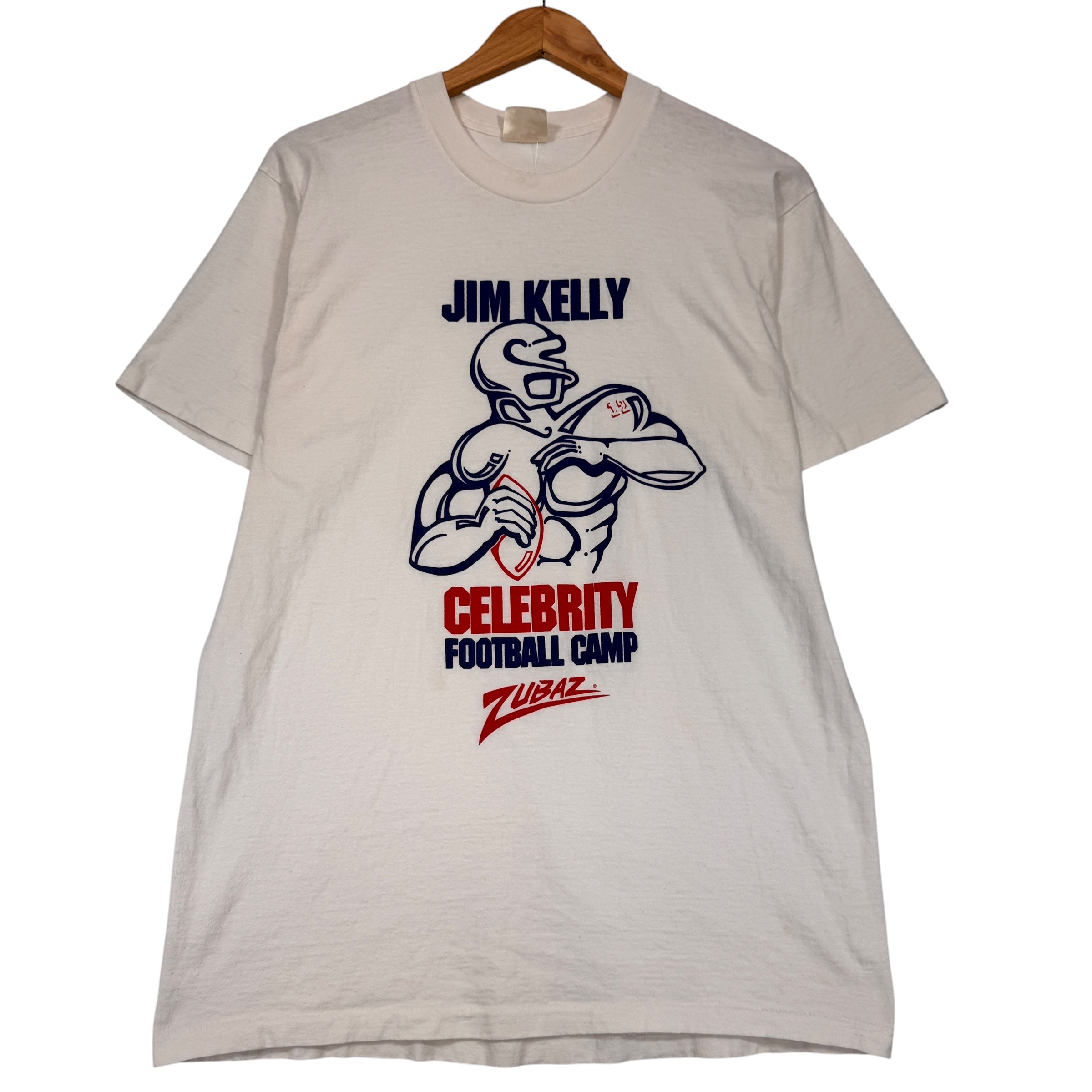Vintage Buffalo Bills Jim Kelly Celebrity Football Camp Shirt Large