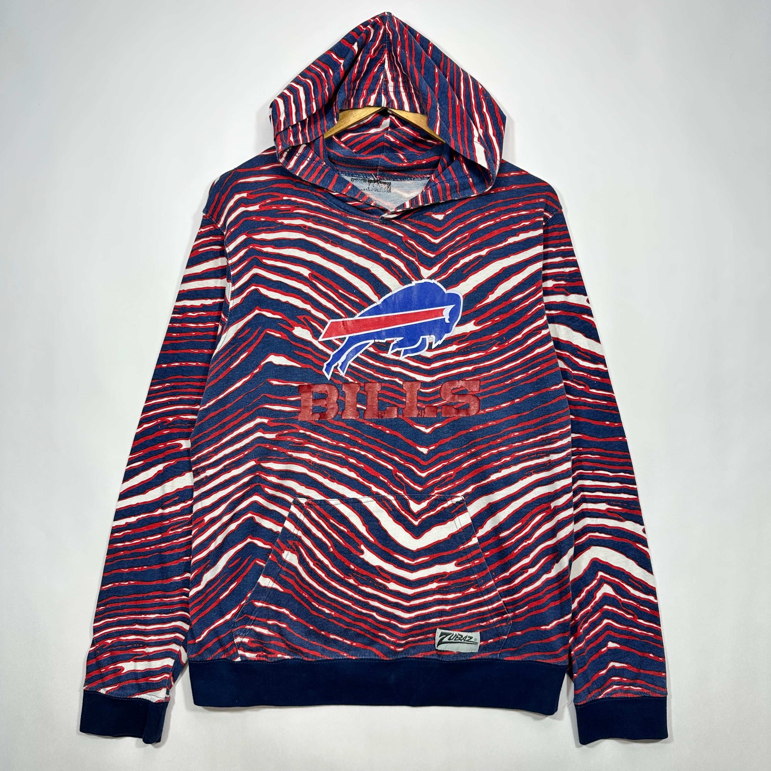 Buffalo Bills Zubaz Hoodie Shirt Large