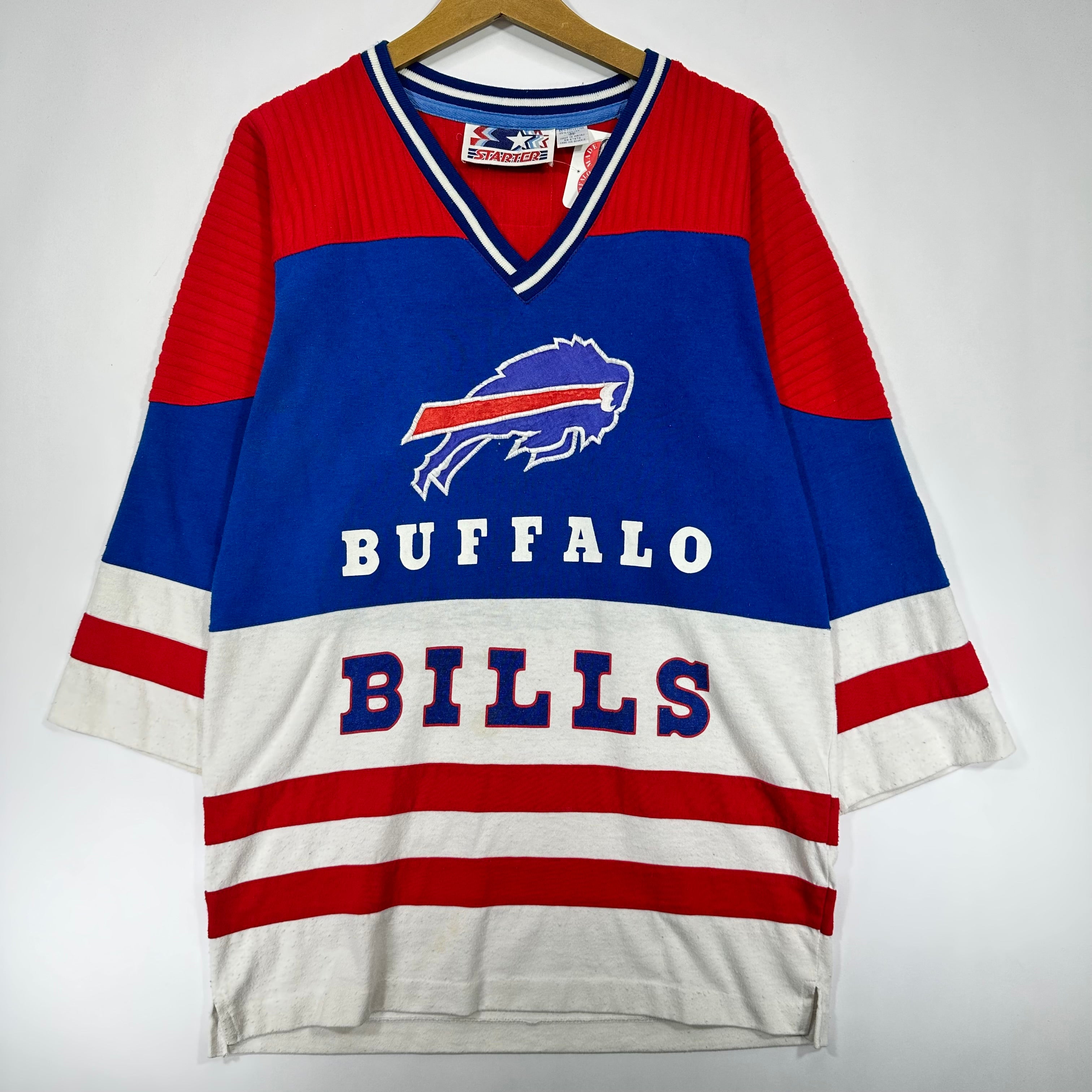 Vintage Buffalo Bills Starter 1/4 Sleeve Shirt Medium