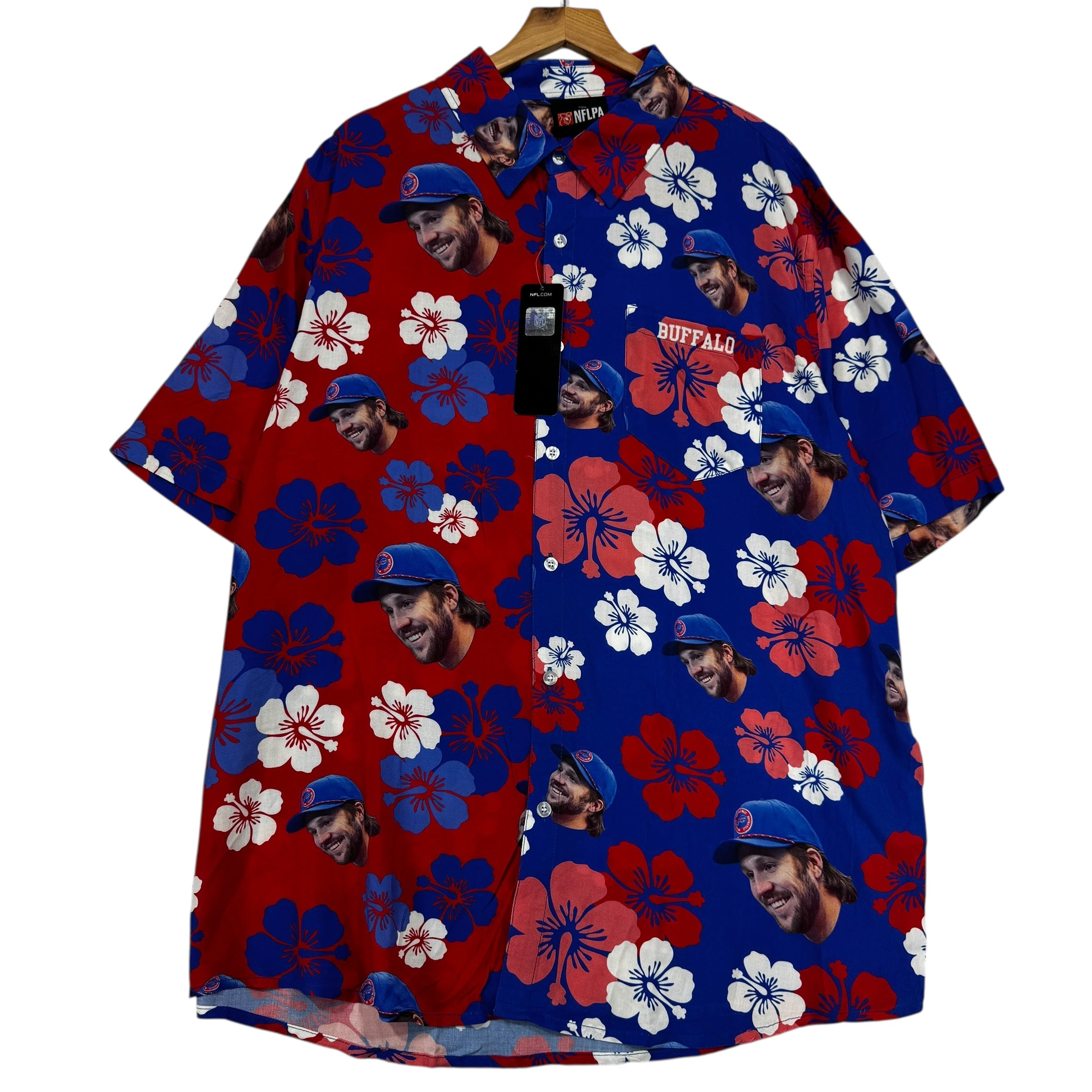 Buffalo Bills Deadstock Josh Allen Hawaiian Shirt XL