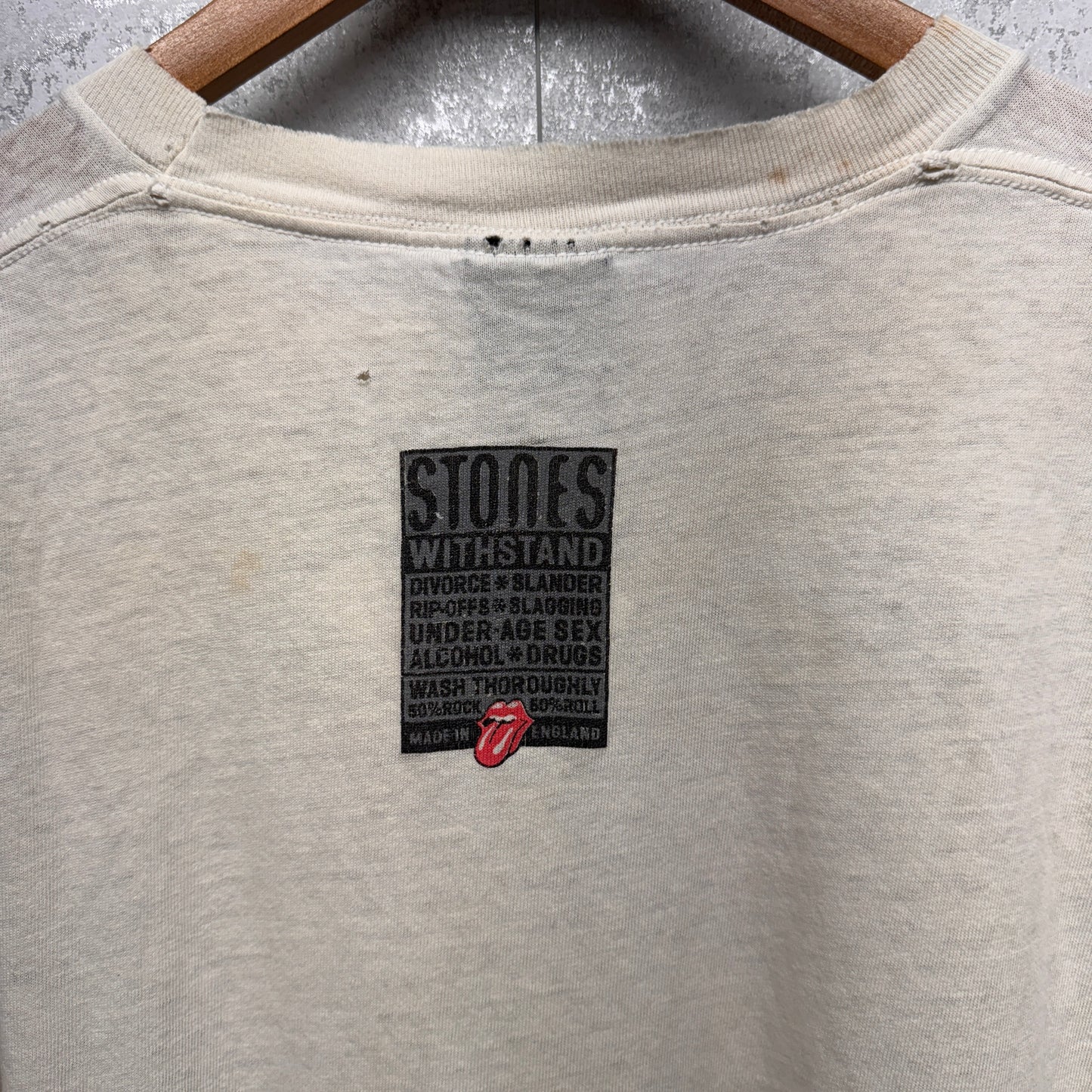 Vintage Rolling Stones Thrashed Shirt XL