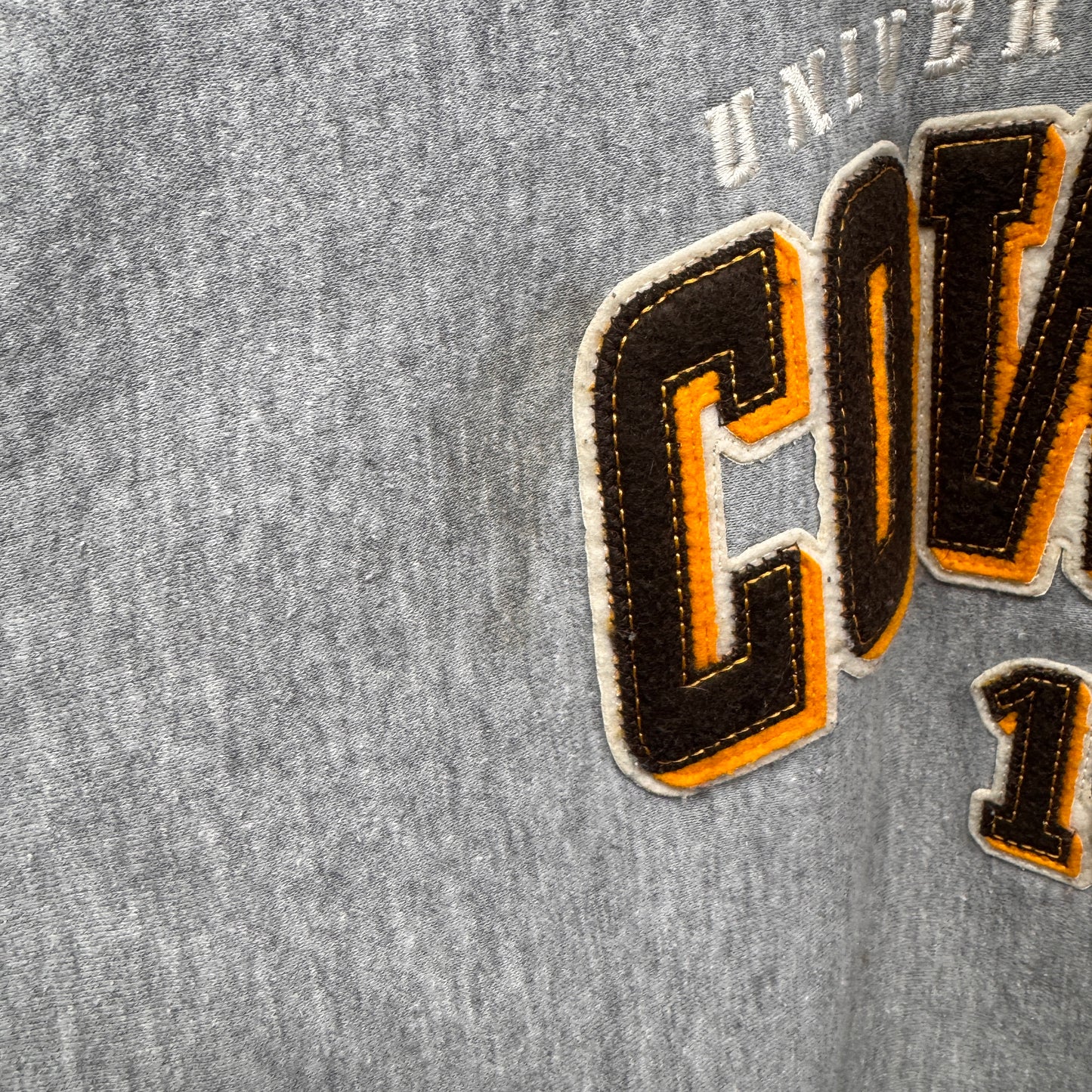 Vintage Wyoming Cowboys Hoodie Sweatshirt XL