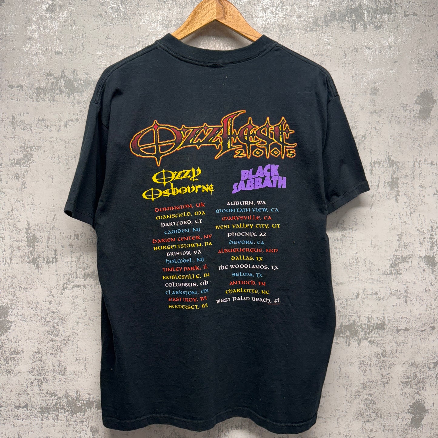 Vintage 2005 Ozzfest Shirt Large