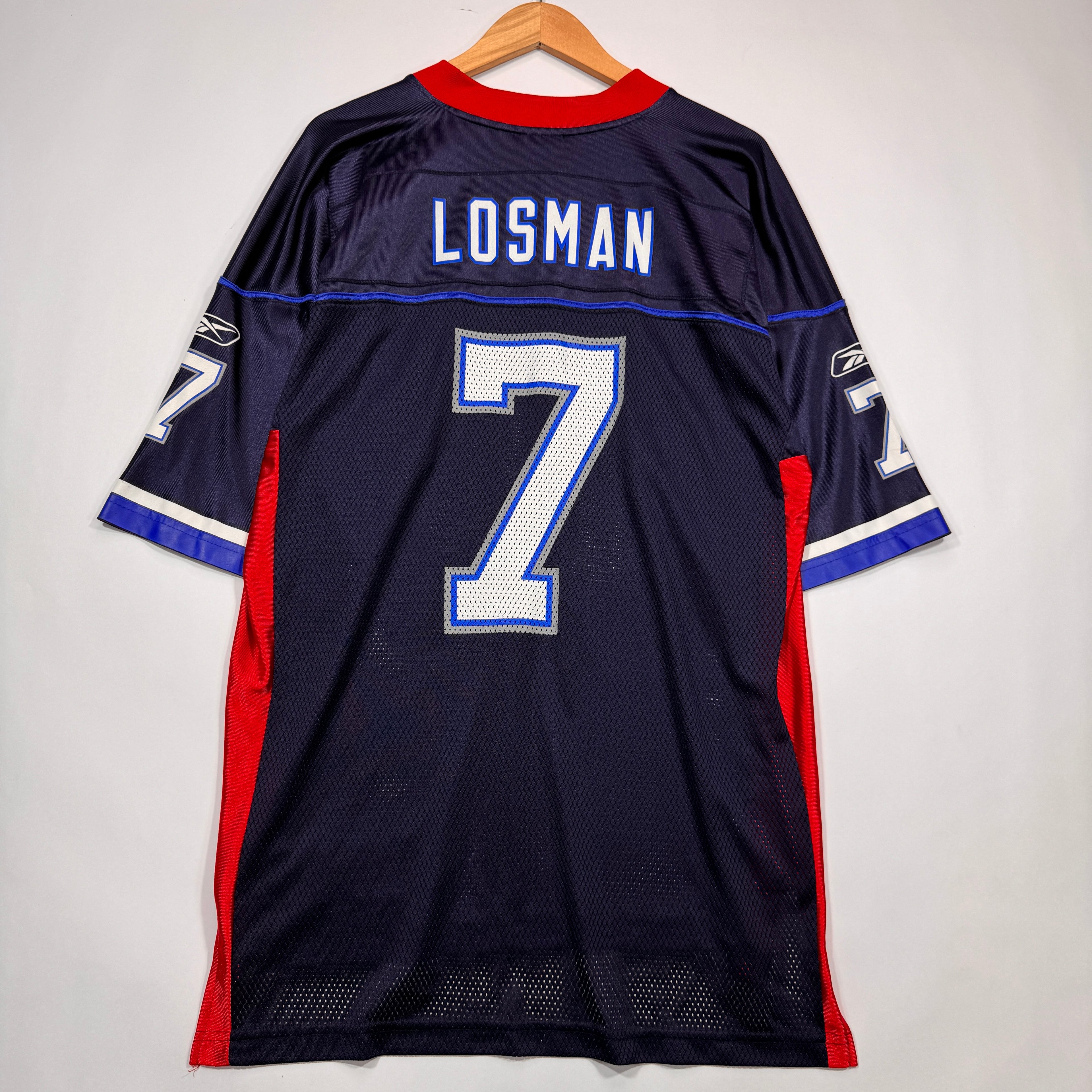 Vintage Buffalo Bills Losman #7 Jersey Shirt Medium