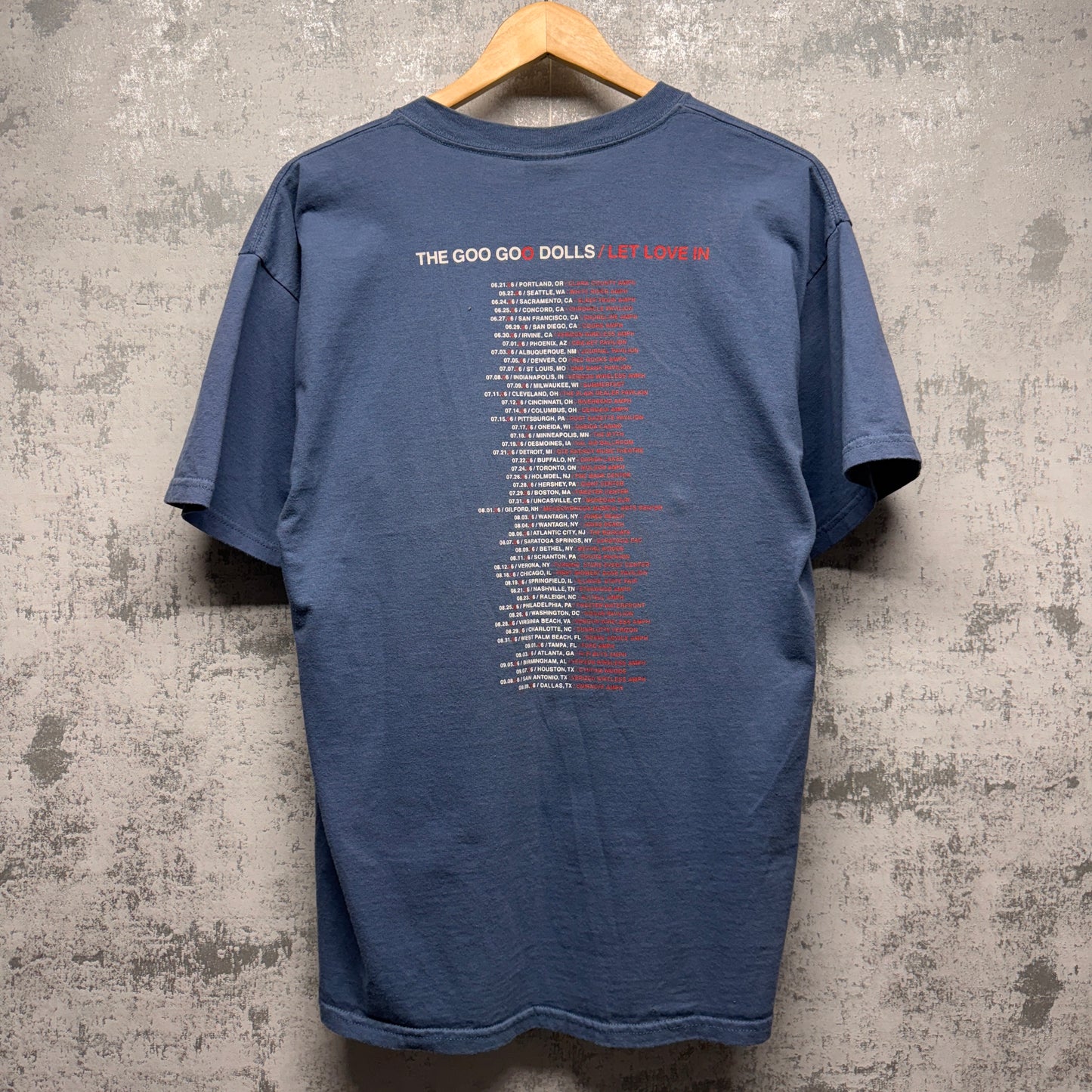 Vintage Goo Goo Dolls Let Love In Tour Shirt Large