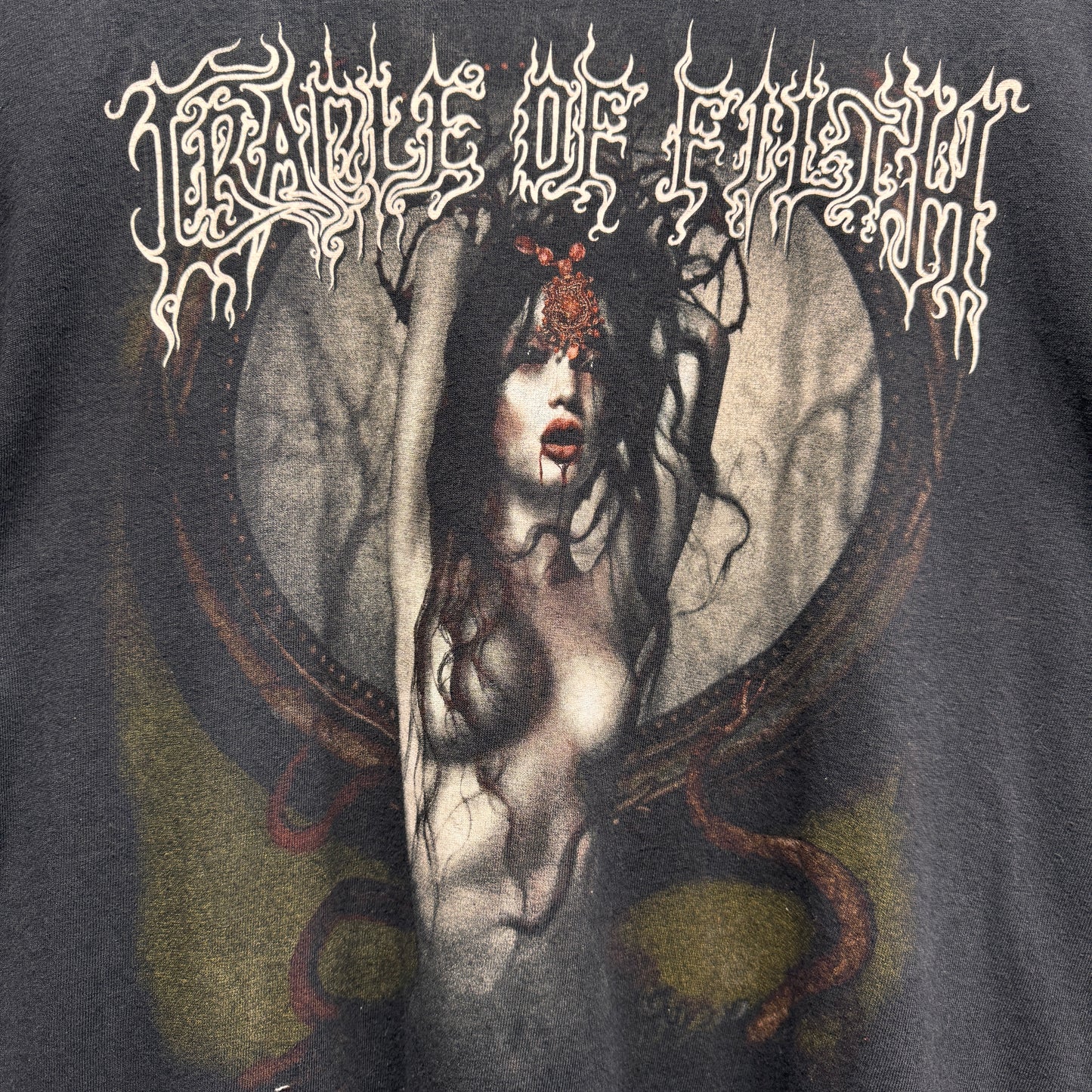 Y2K Cradle of Filth Shirt Large