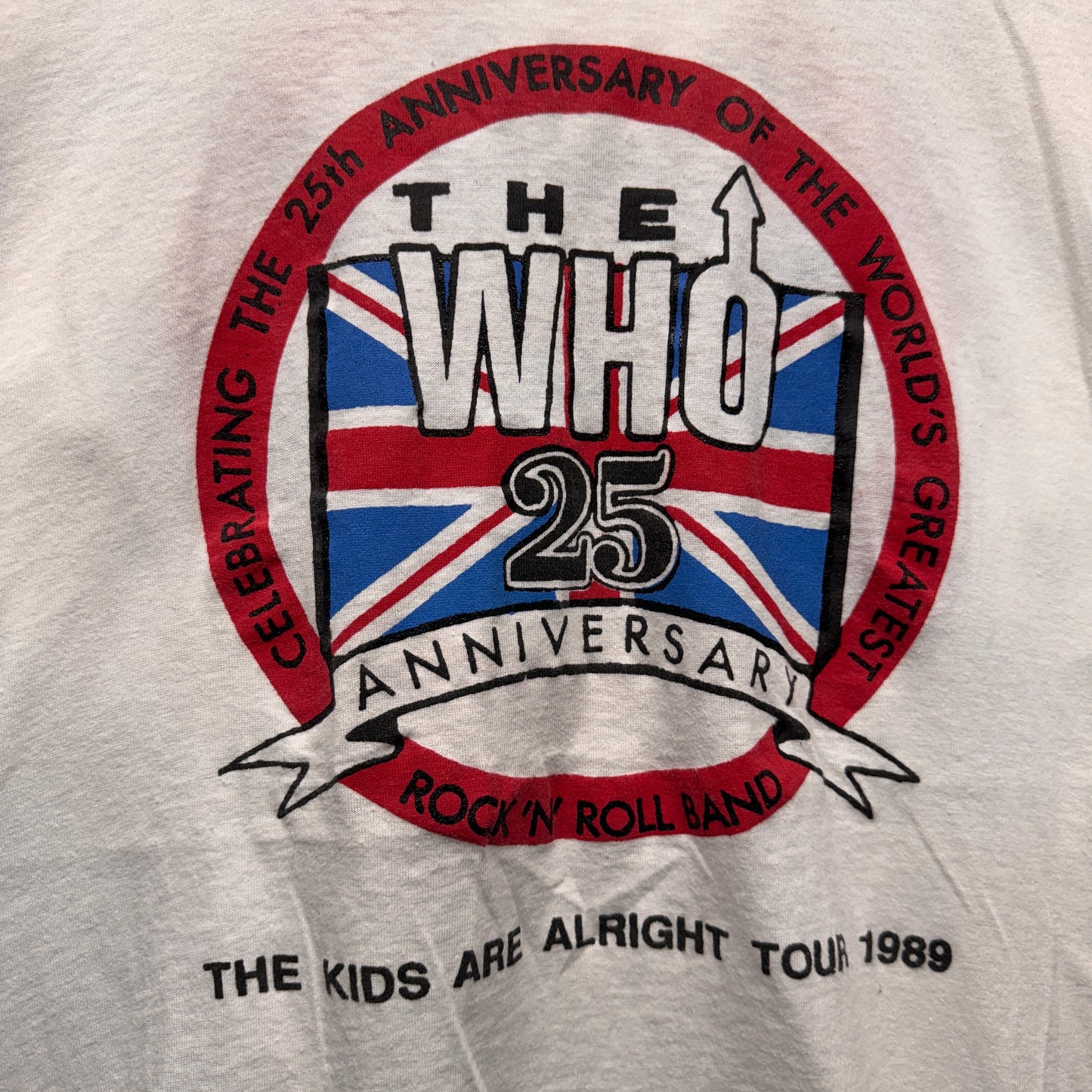Vintage The Who The Kids Are Alright 1989 Tour Shirt Medium