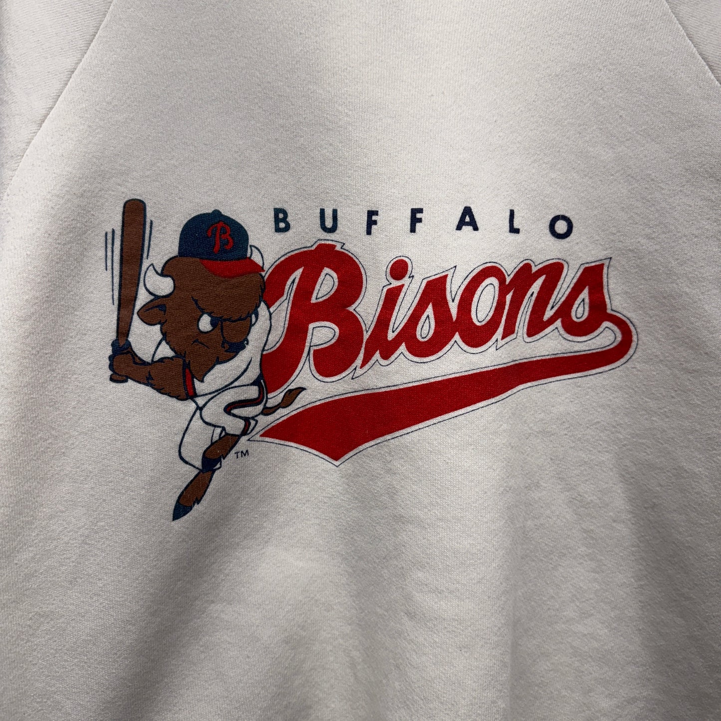 Vintage Buffalo Bisons Crewneck Sweatshirt Medium