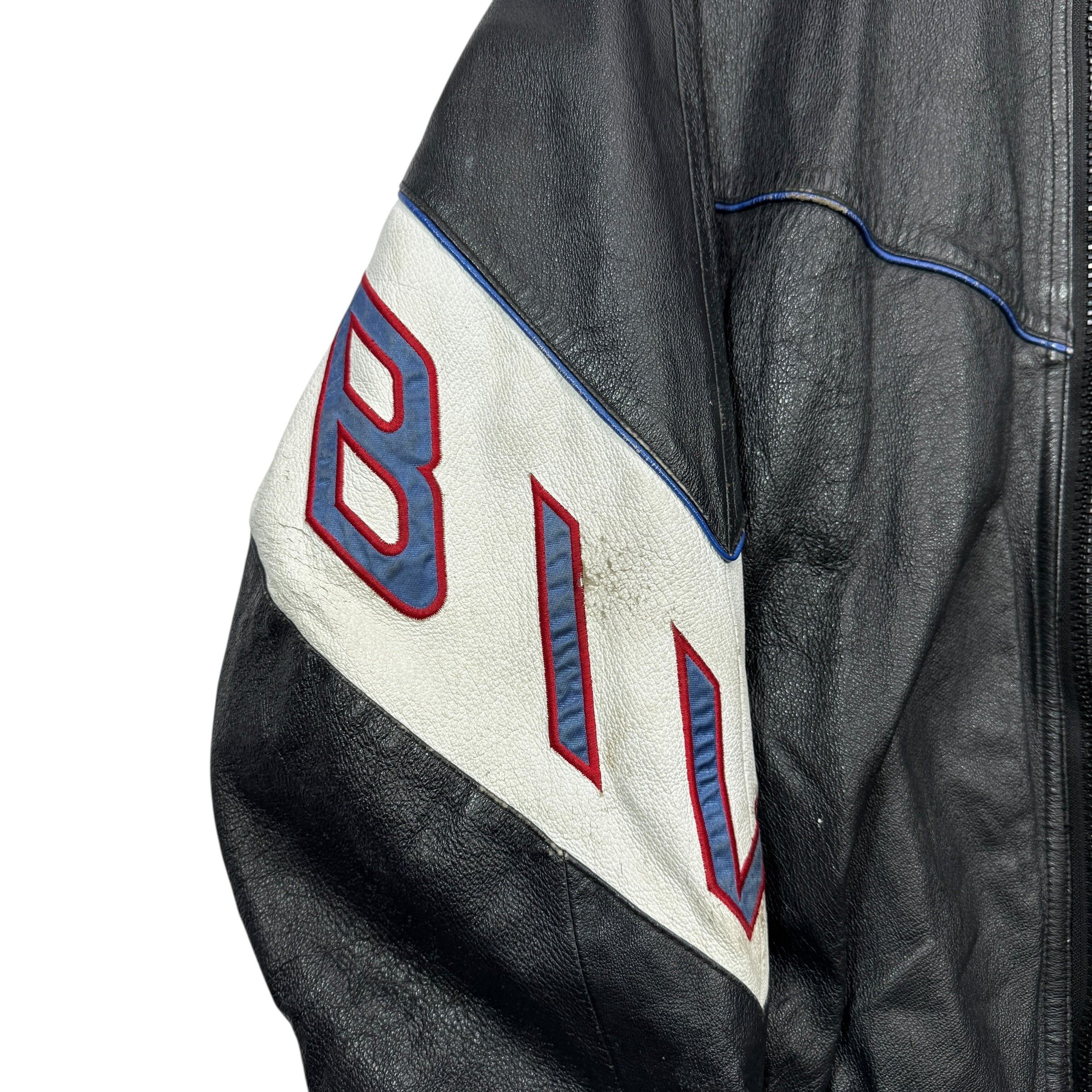 Vintage Buffalo Bills Leather Jacket XL