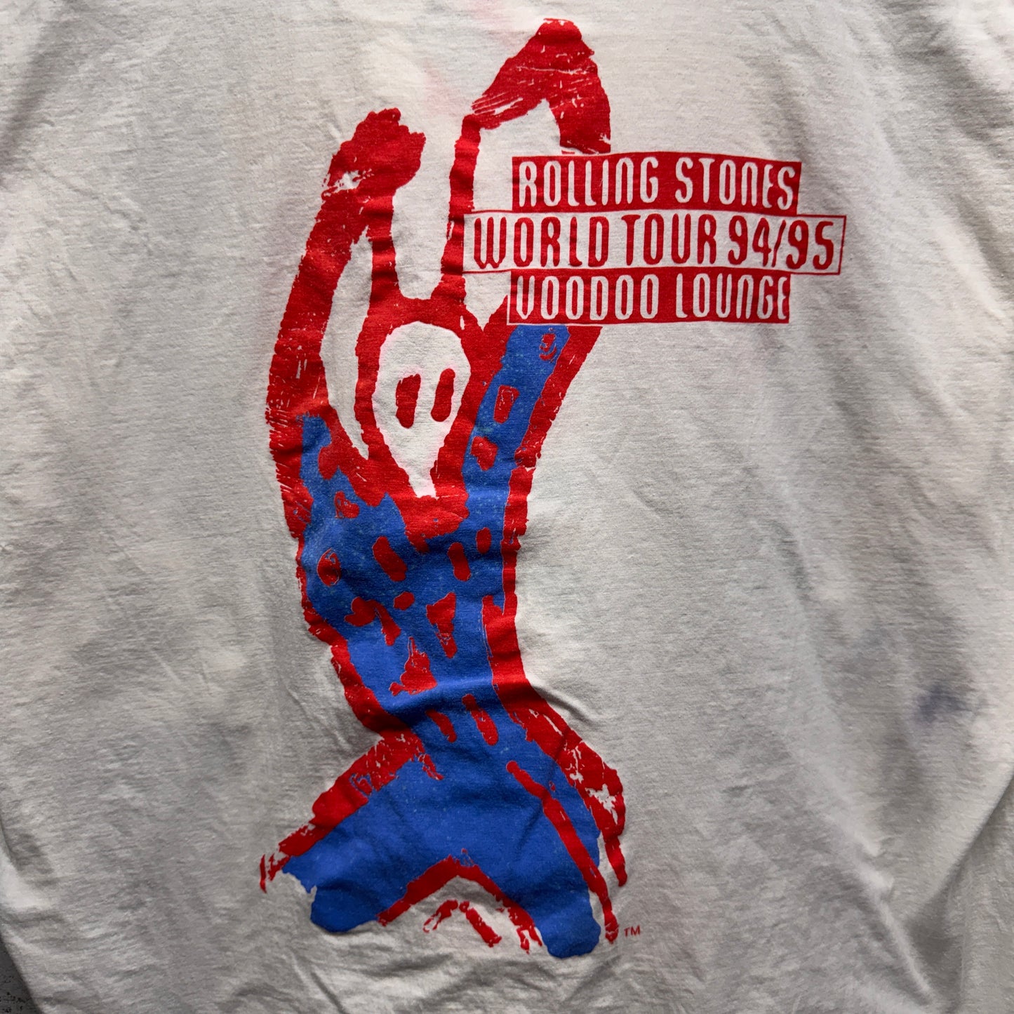 Vintage Rolling Stones Voodoo Lounge 1994 Tour Shirt XL