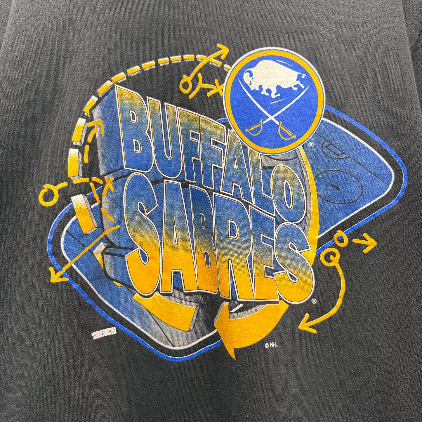Vintage Buffalo Sabres Crewneck Sweatshirt Medium