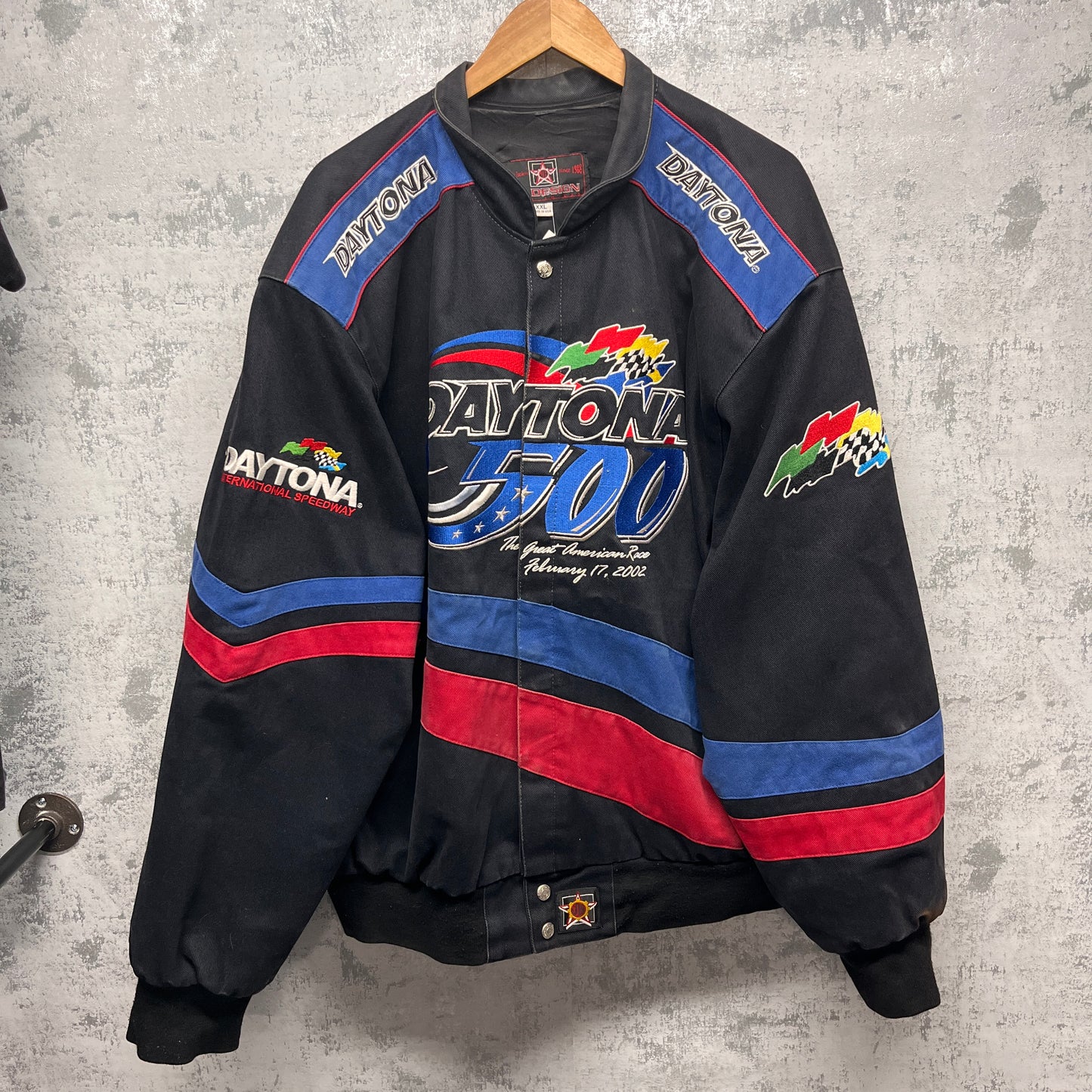 Vintage Jeff Hamilton 2002 Daytona 500 Racing Jacket XXL
