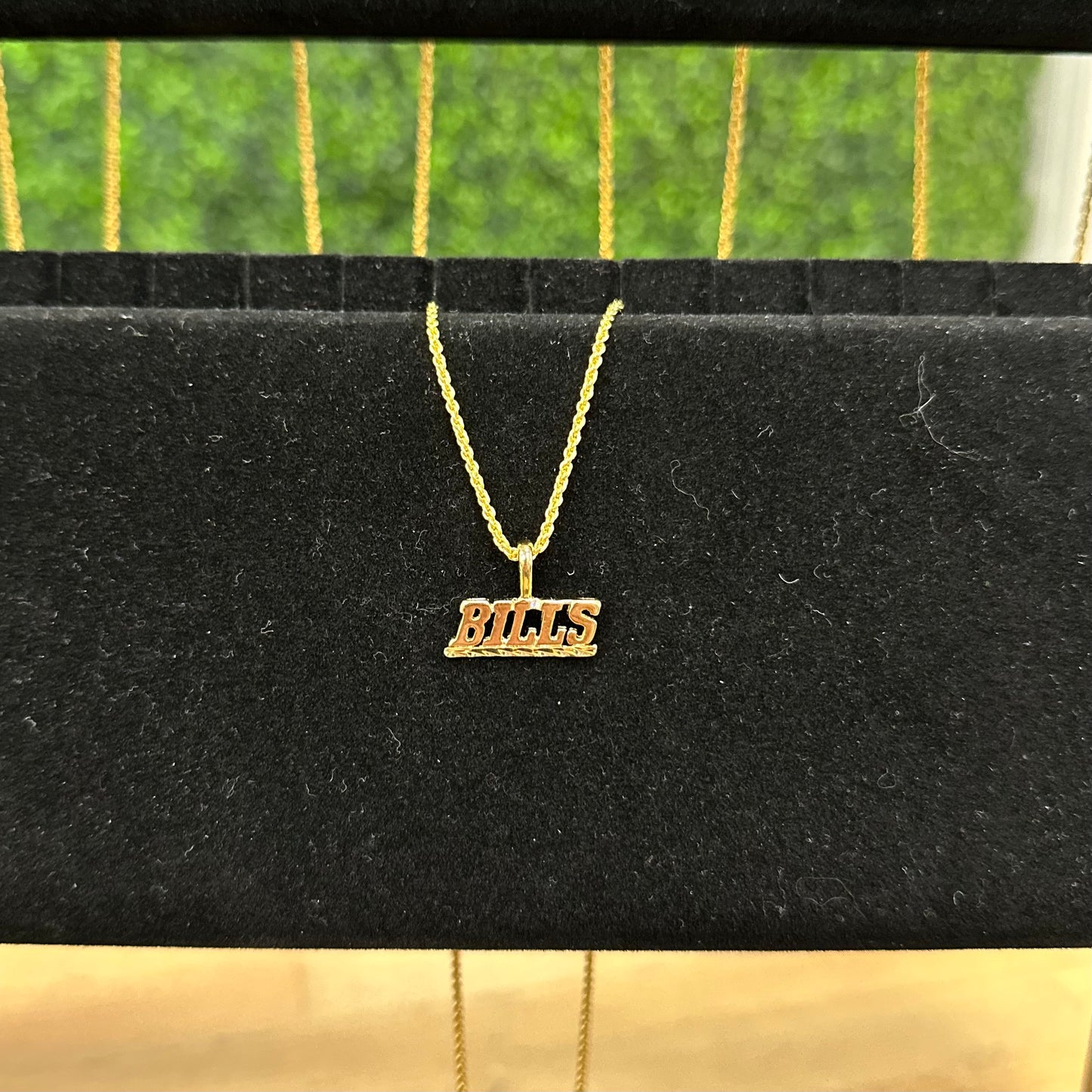 Vintage Buffalo Bills Pendant Necklace