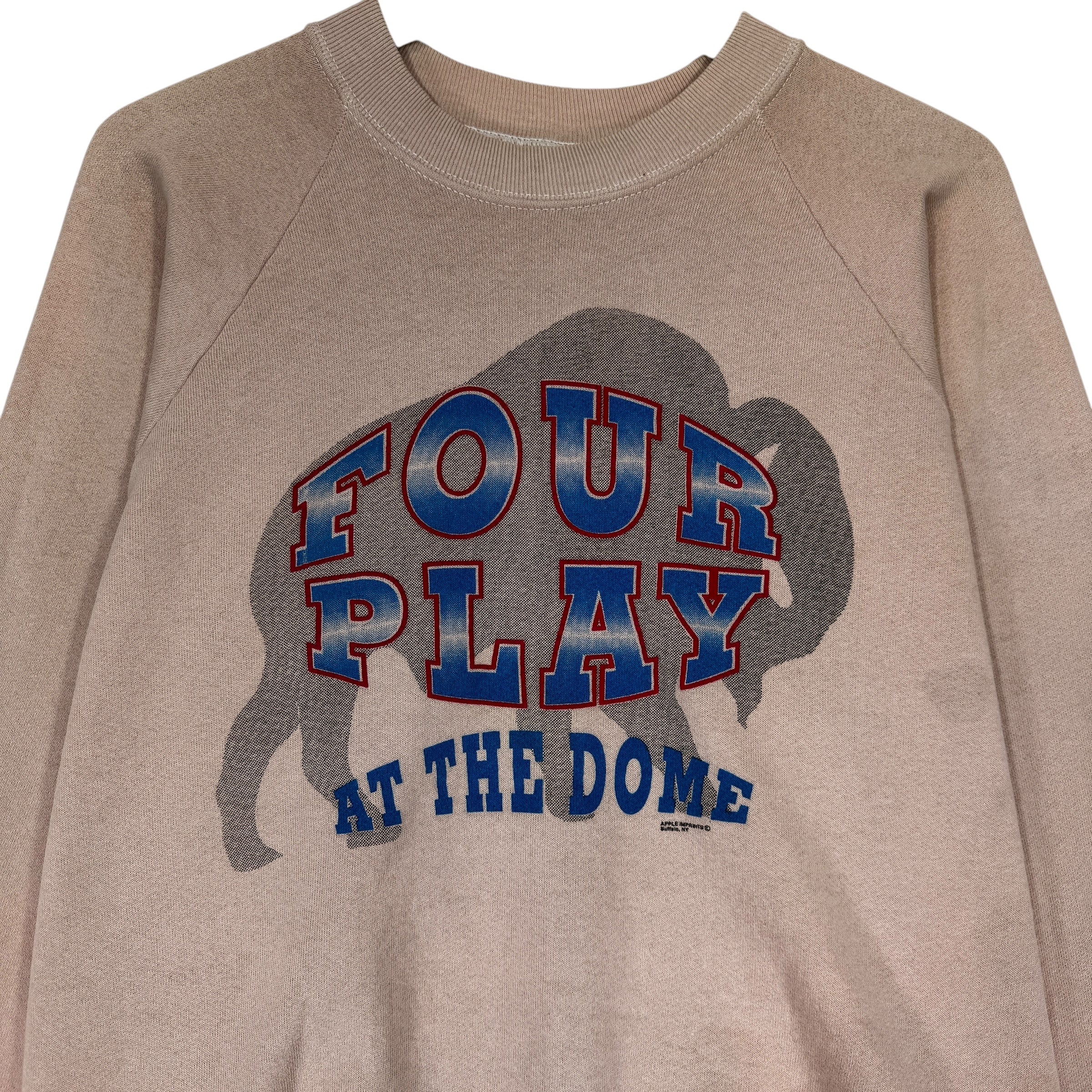 Vintage Buffalo Bills Overdyed Crewneck Sweatshirt XL