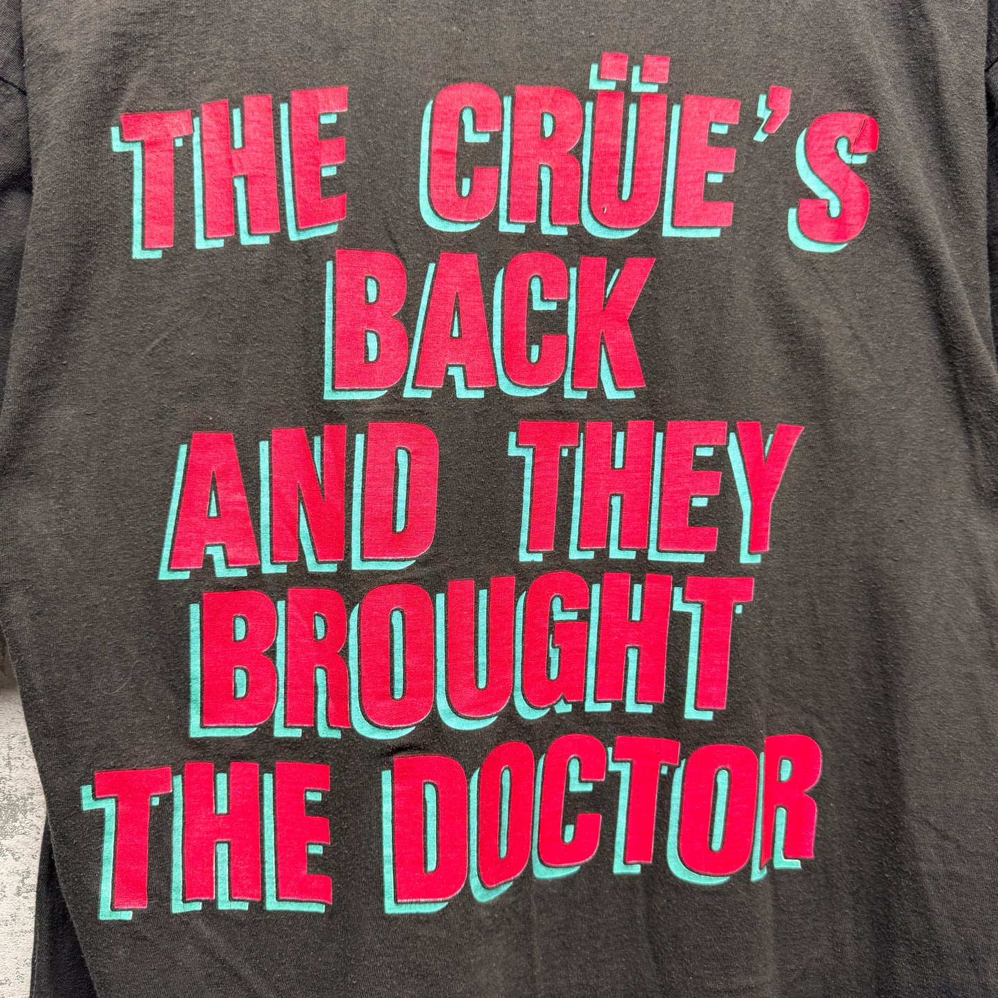 Vintage Motley Crue Dr. Feelgood Shirt Large