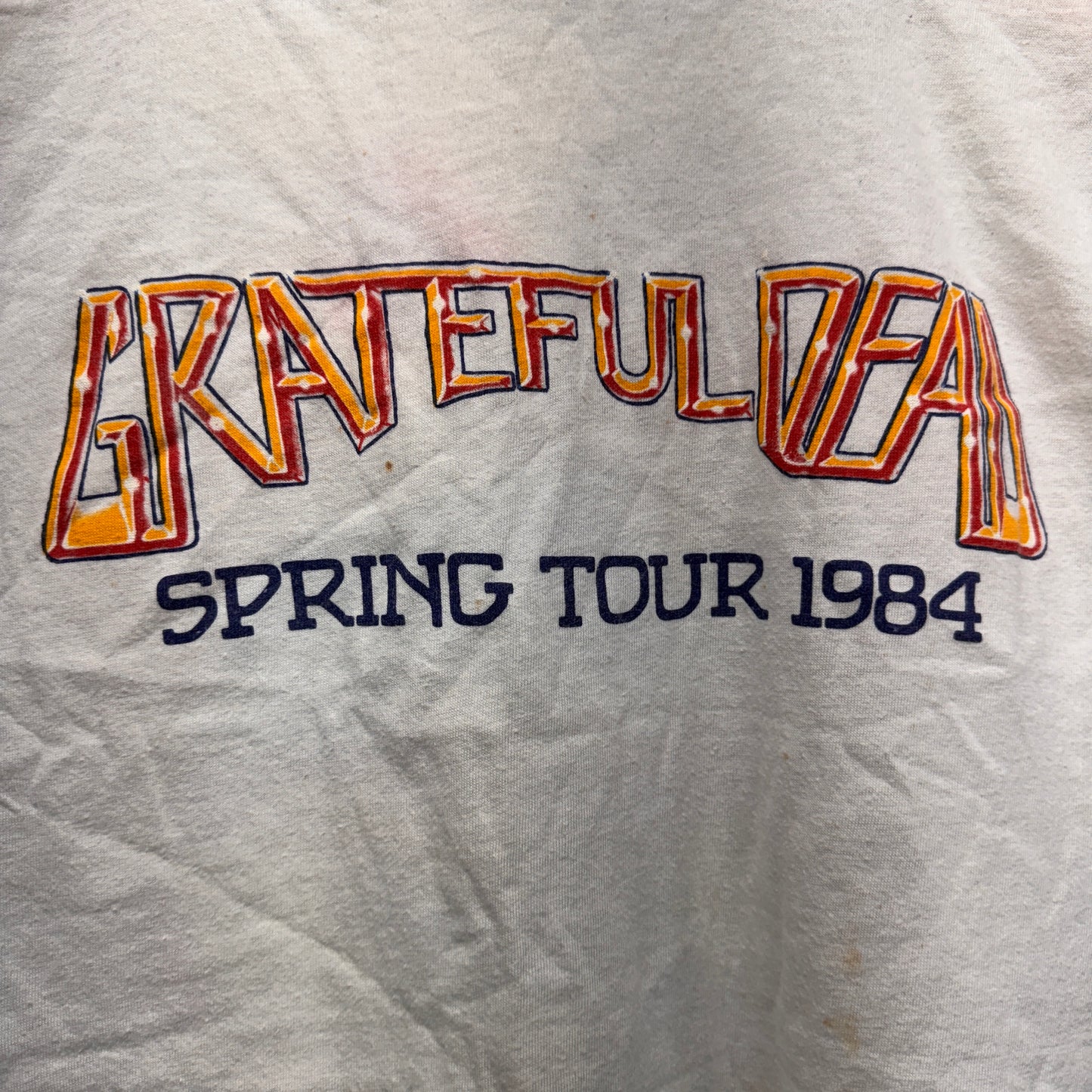 Vintage Grateful Dead 1984 Spring Tour Tank Top Shirt Medium
