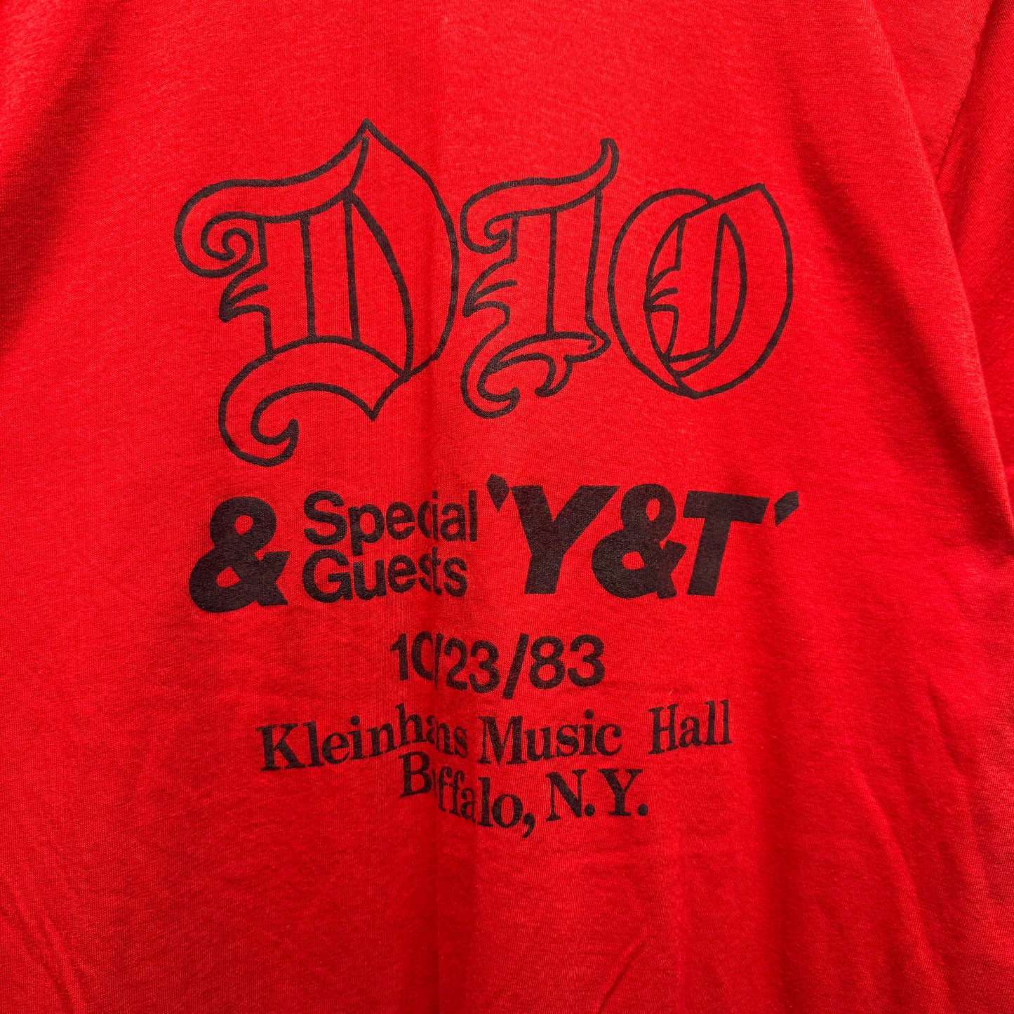 Vintage Dio 1983 Concert Shirt Medium