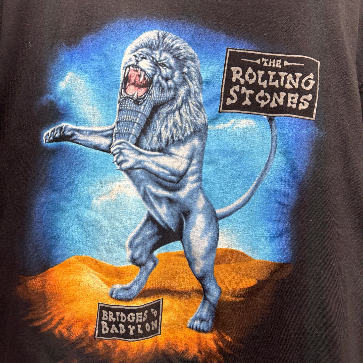 Vintage Rolling Stones Bridges to Babylon 1997-98 Tour Shirt XL