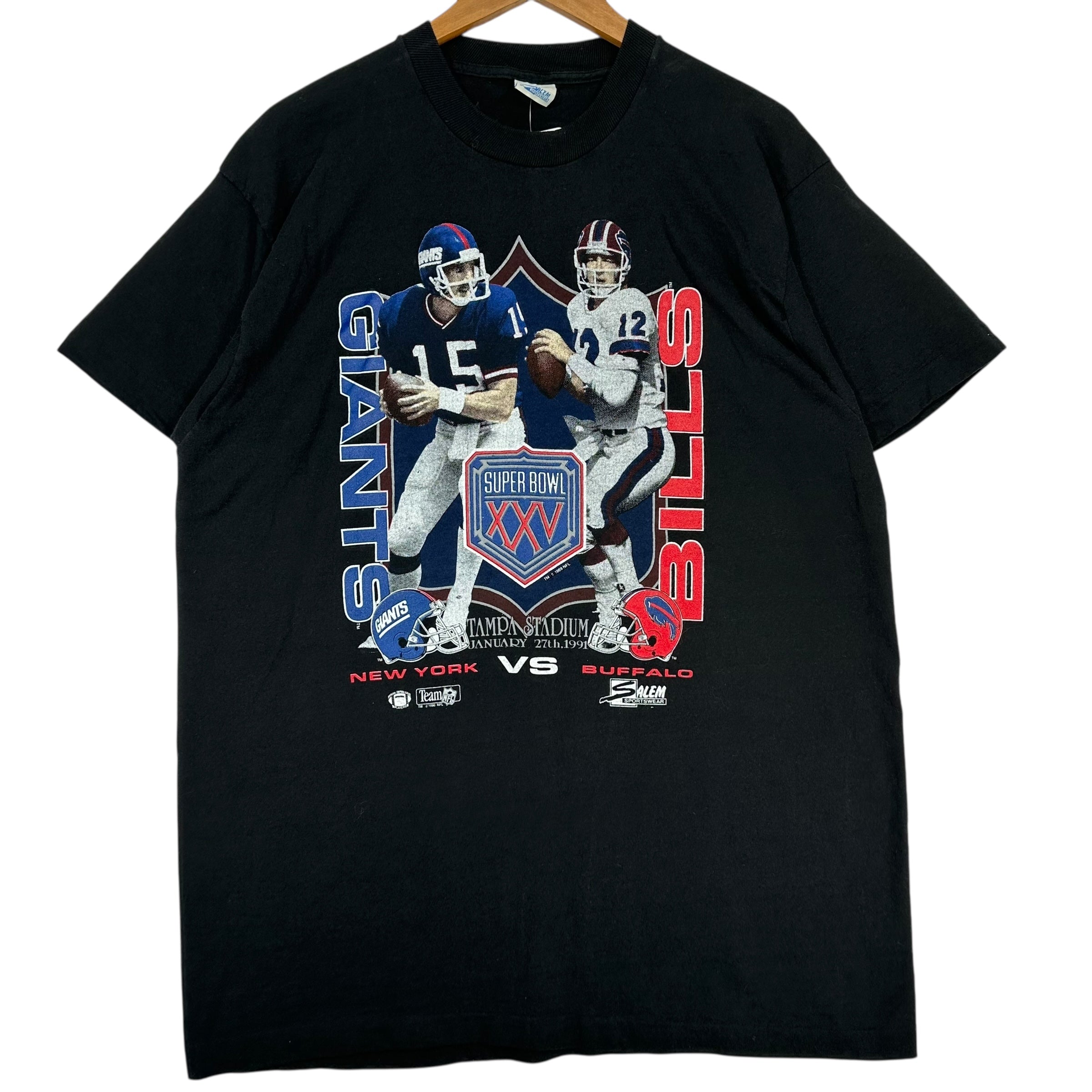 Vintage Buffalo Bills NY Giants 1991 Super Bowl Shirt XL
