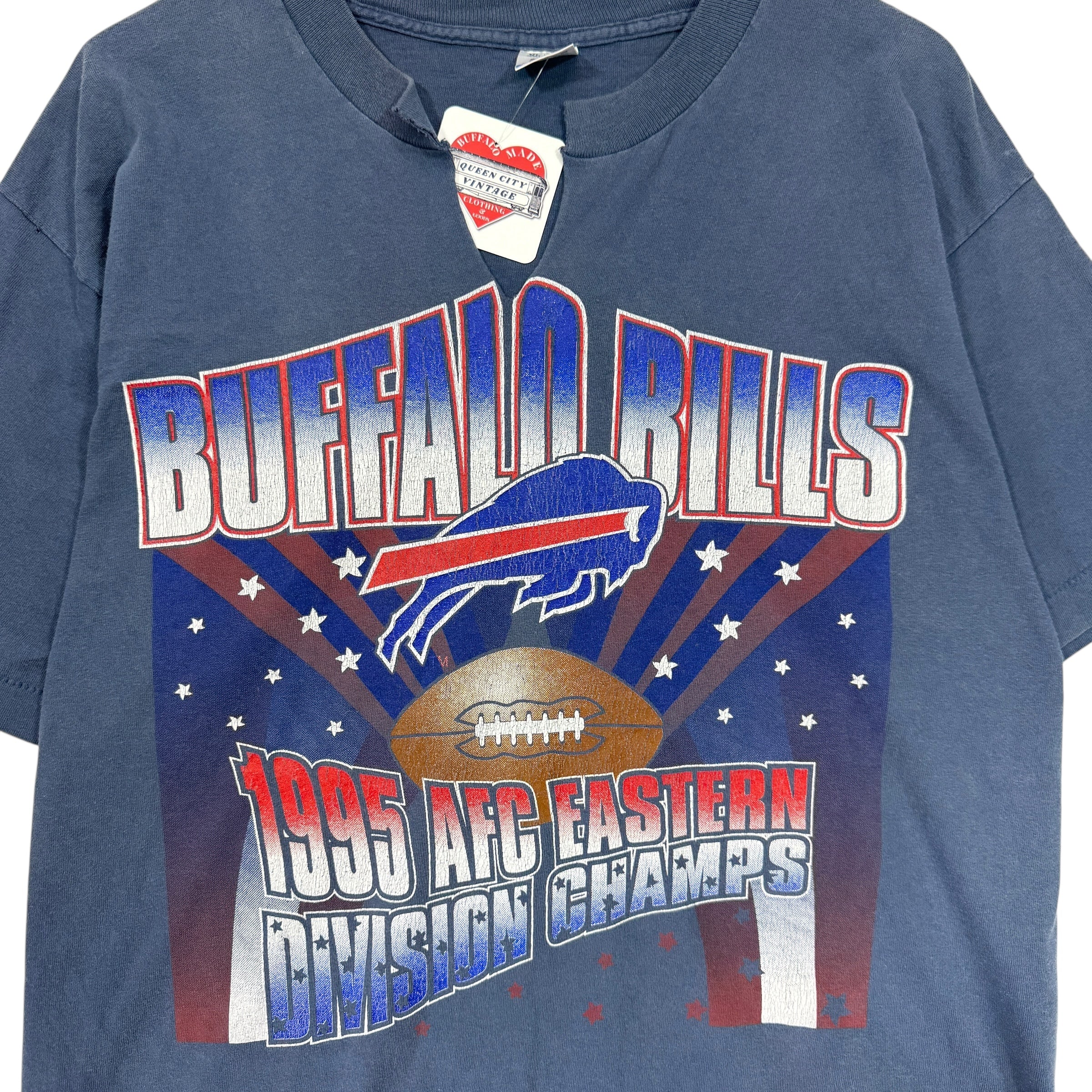 Vintage Buffalo Bills 1995 AFC East Champions Shirt XL
