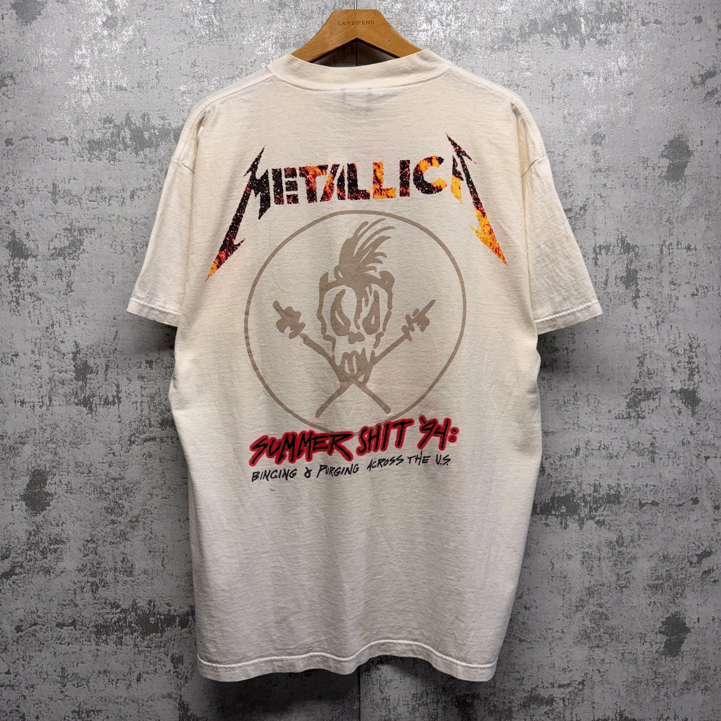 Vintage Metallica 1994 Binge & Purge Tour Shirt XL
