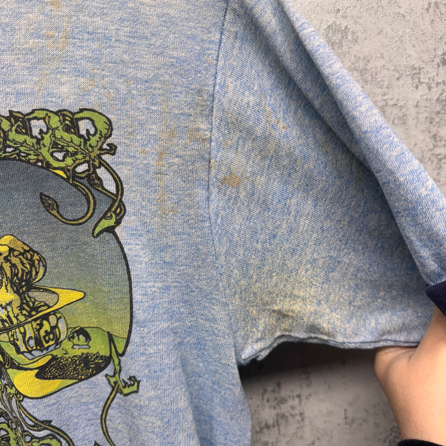 Vintage Yes 1977 Tour Ringer Shirt Medium