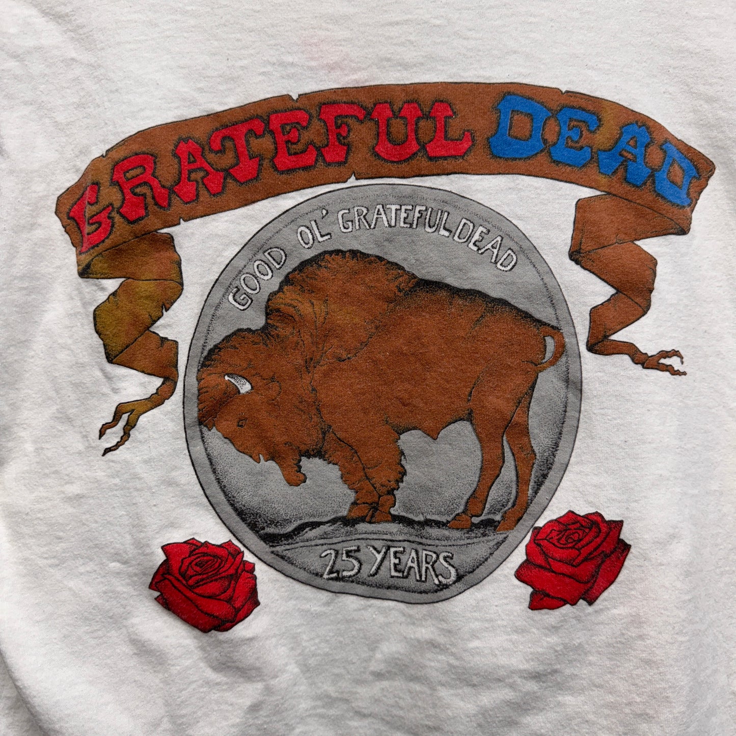 Vintage Grateful Dead 1990 Buffalo Dead Shirt Large