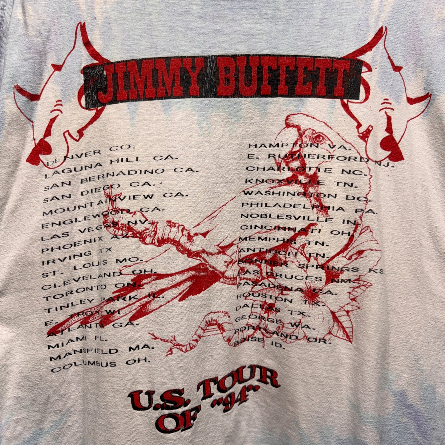 Vintage Jimmy Buffet 1994 Tour Shirt Large