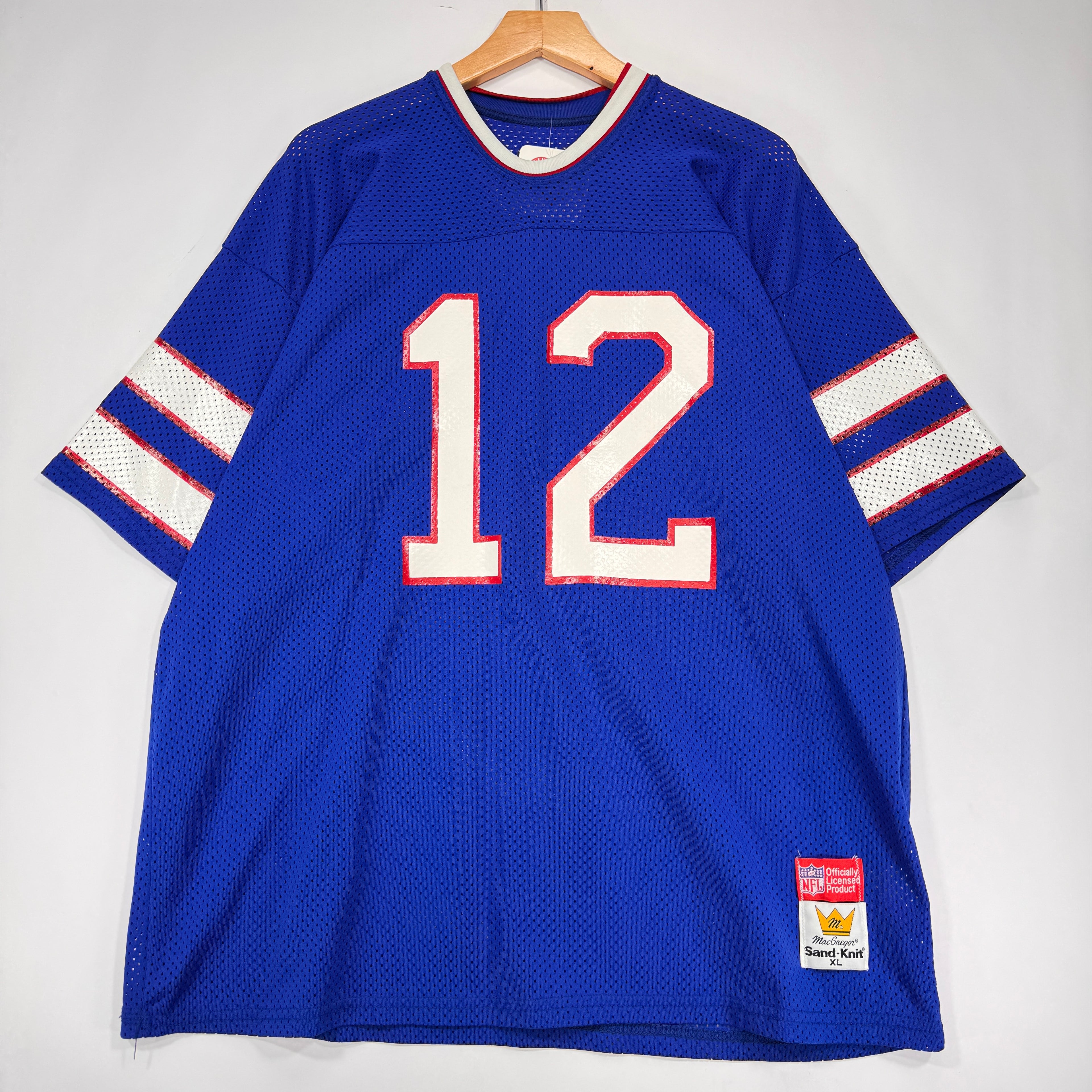 Vintage 1980s Buffalo Bills Jim Kelly Jersey Shirt XL