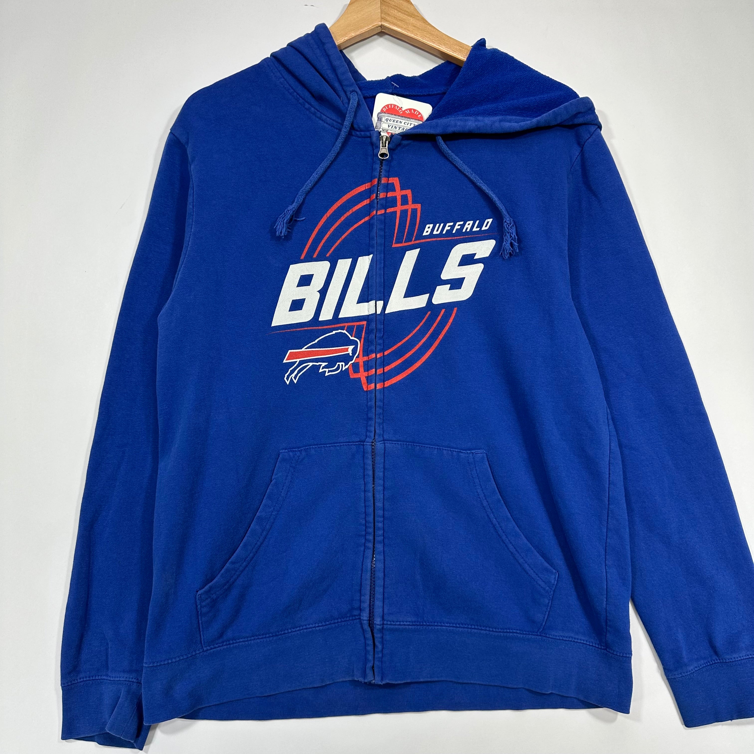 Buffalo Bills Zip Up Hoodie Sweatshirt Medium