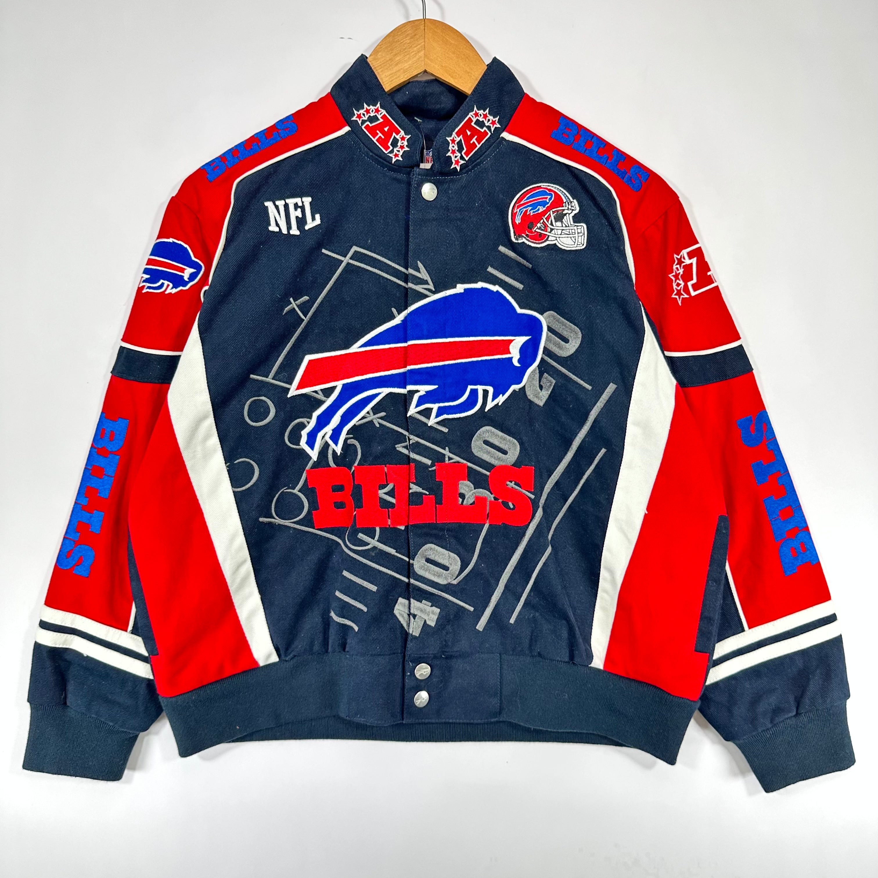 Vintage Buffalo Bills NASCAR Racing Jacket Small-Medium